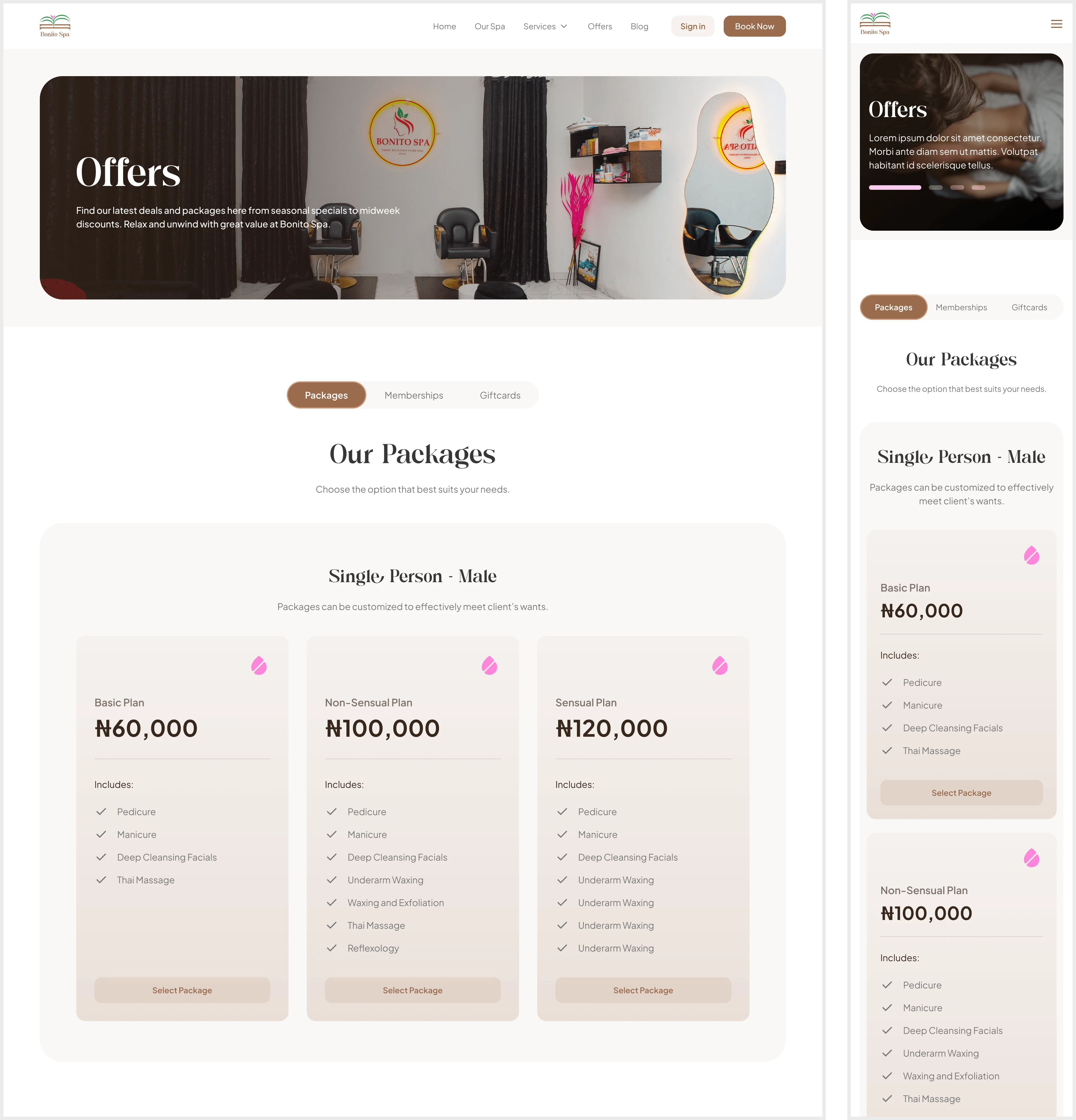 Website Preview - Offers.