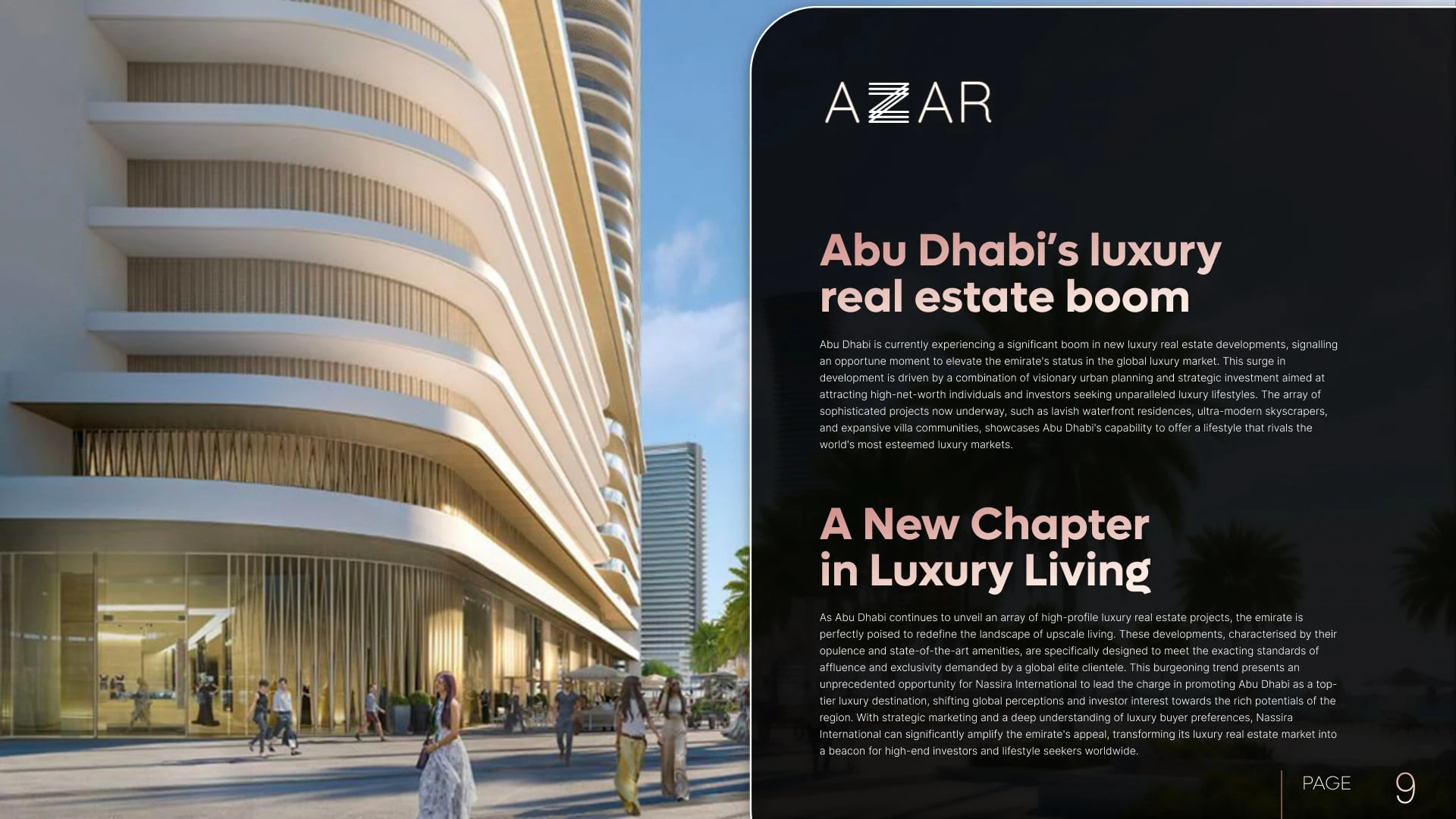 A few snapshots from an investment pitch deck.