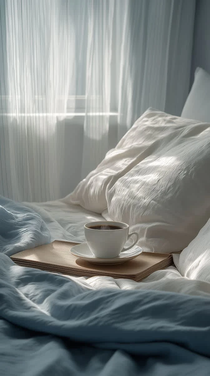 serene bedroom scene