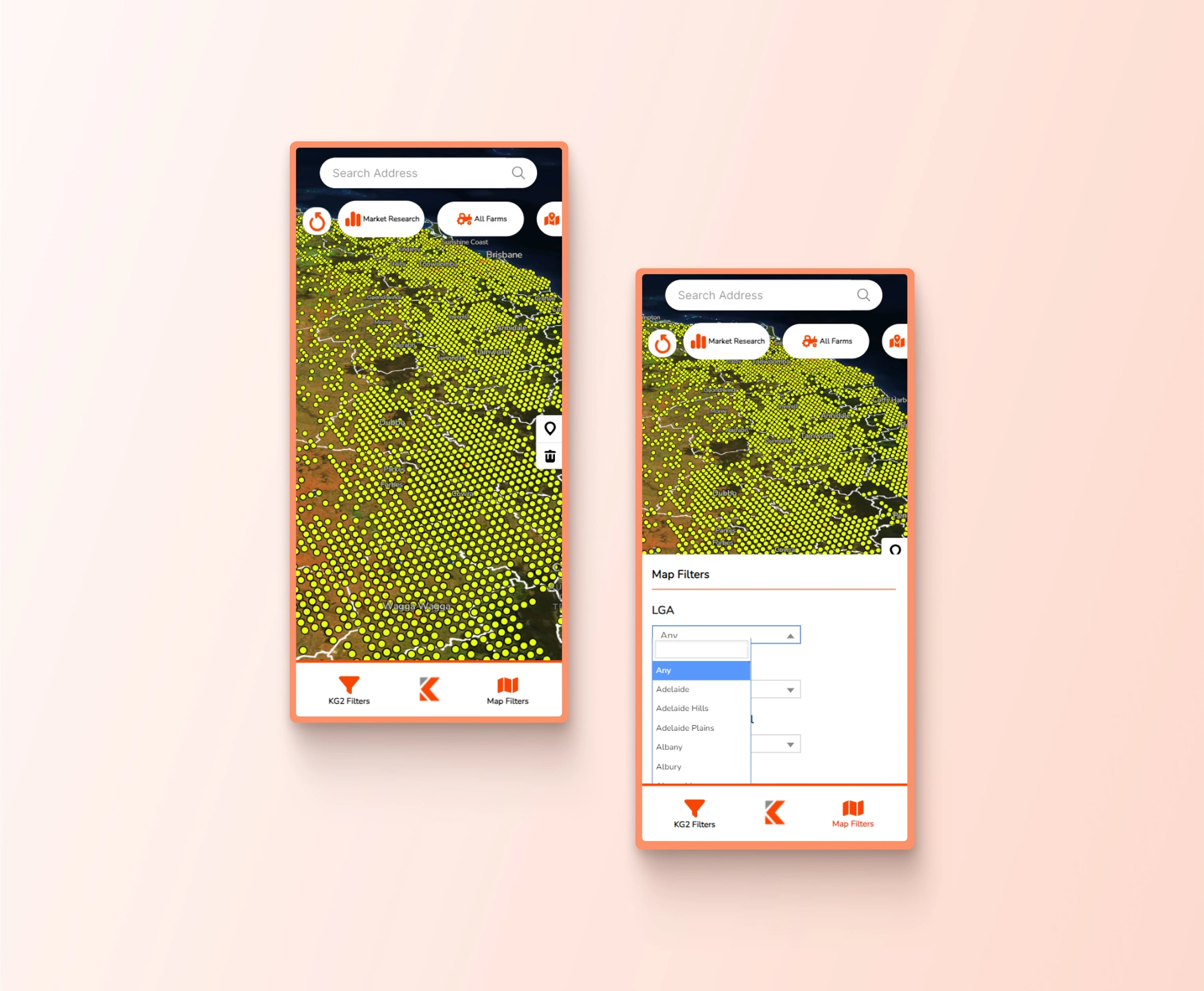 A mobile version was developed as well to make the design responsive