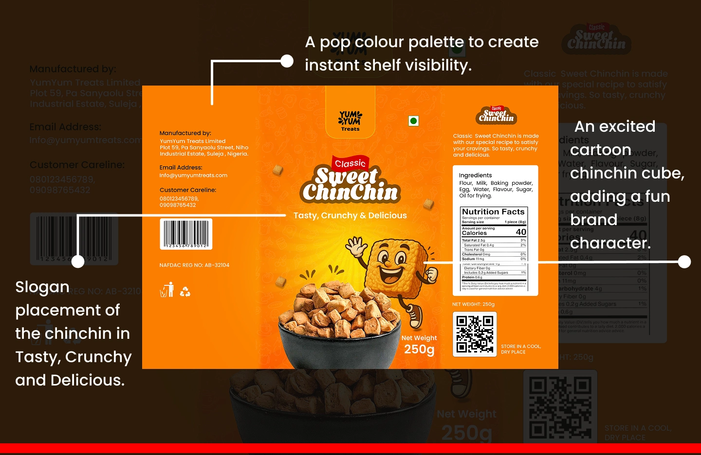 A print ready image for Sweet chinchin -  Classic Flavour