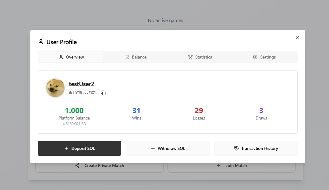 User profile
