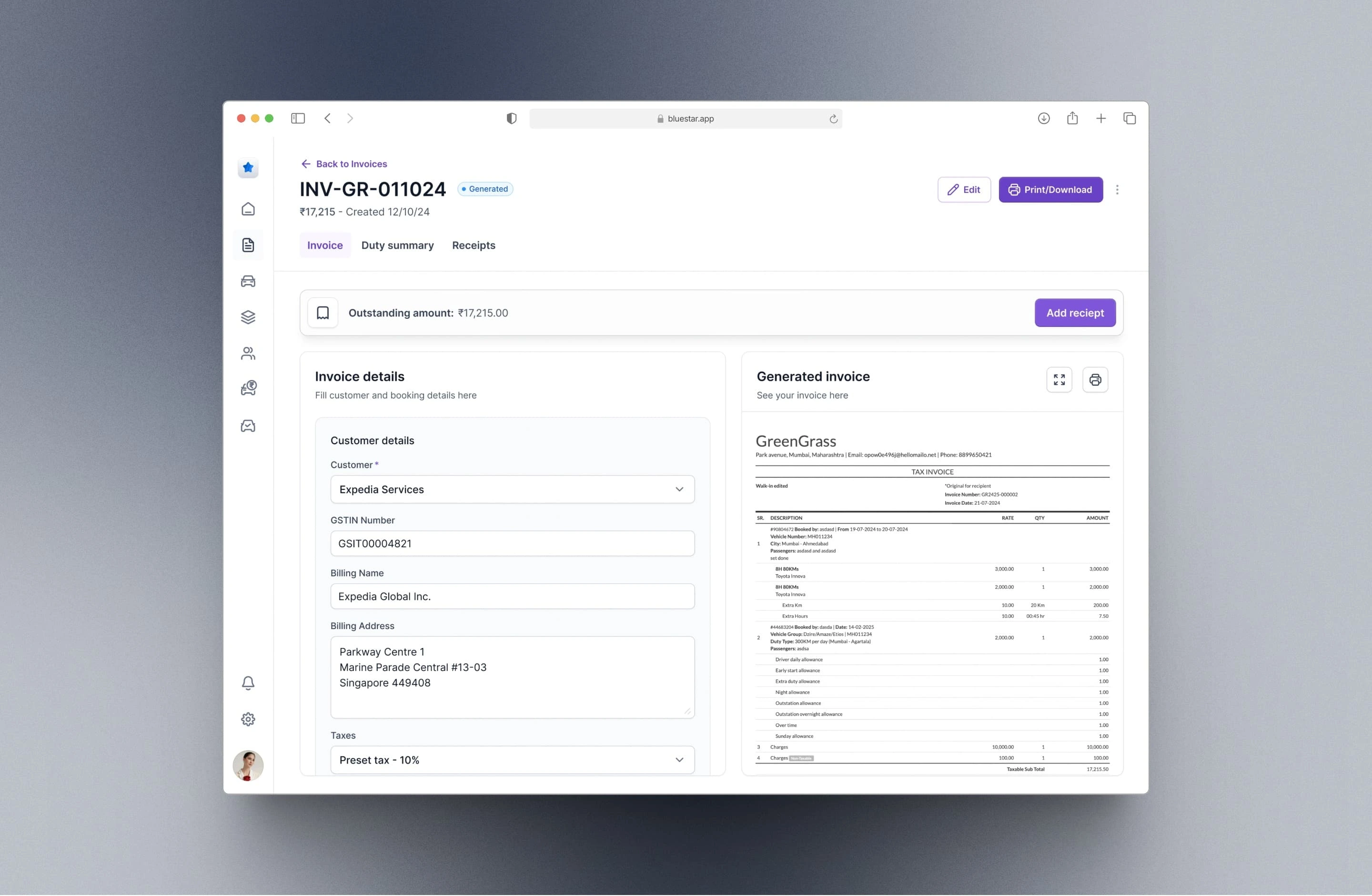 Handle client invoicing