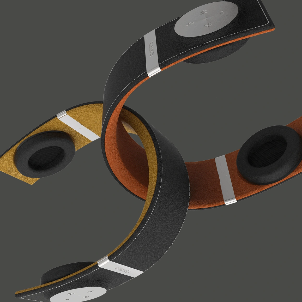 Keyshot render of 'Roberts Radio' headphones