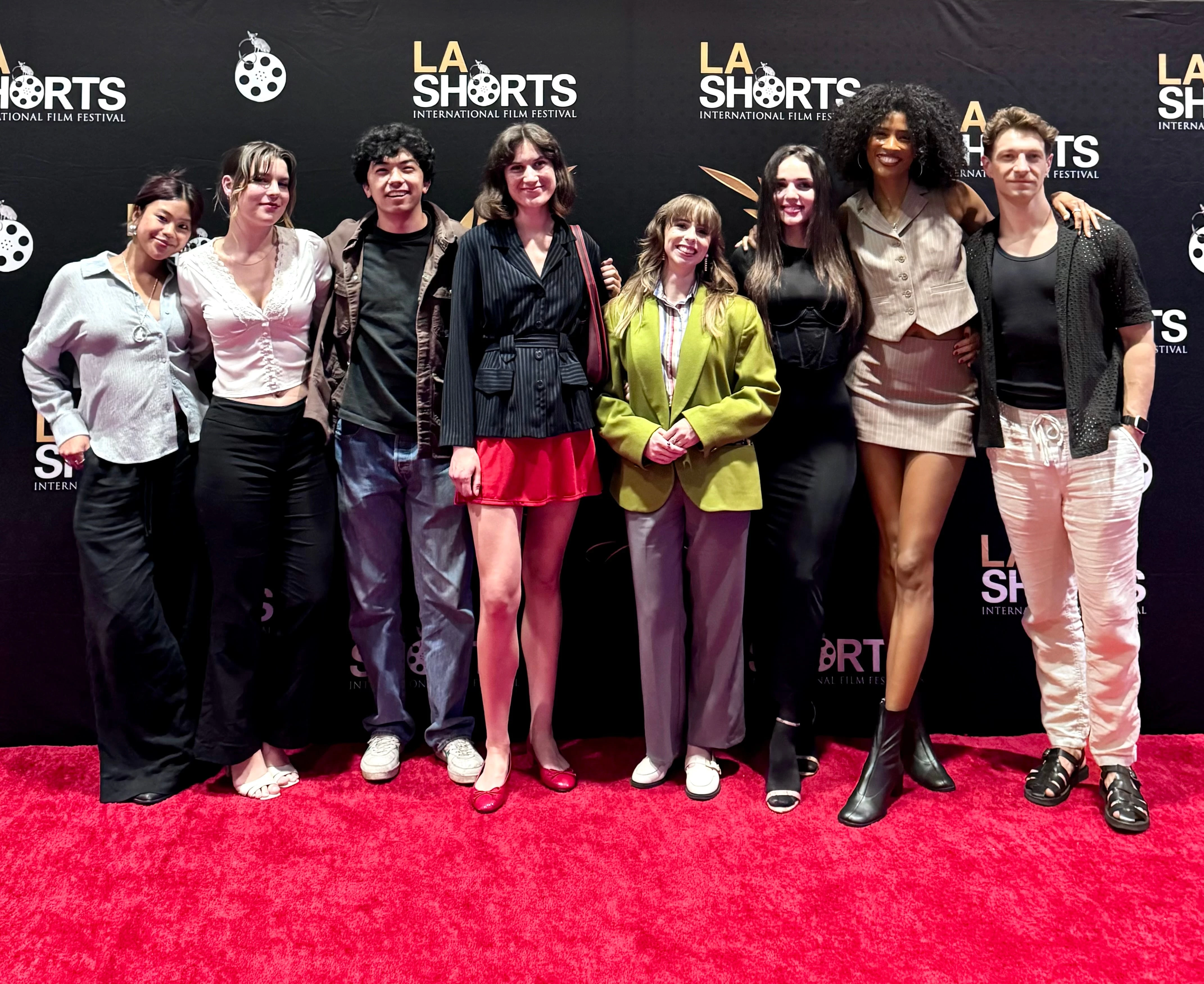 The cast and crew at LA Shorts!