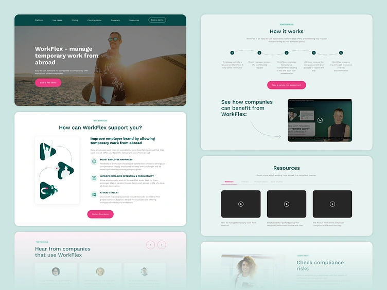 SaaS Product. Website Design