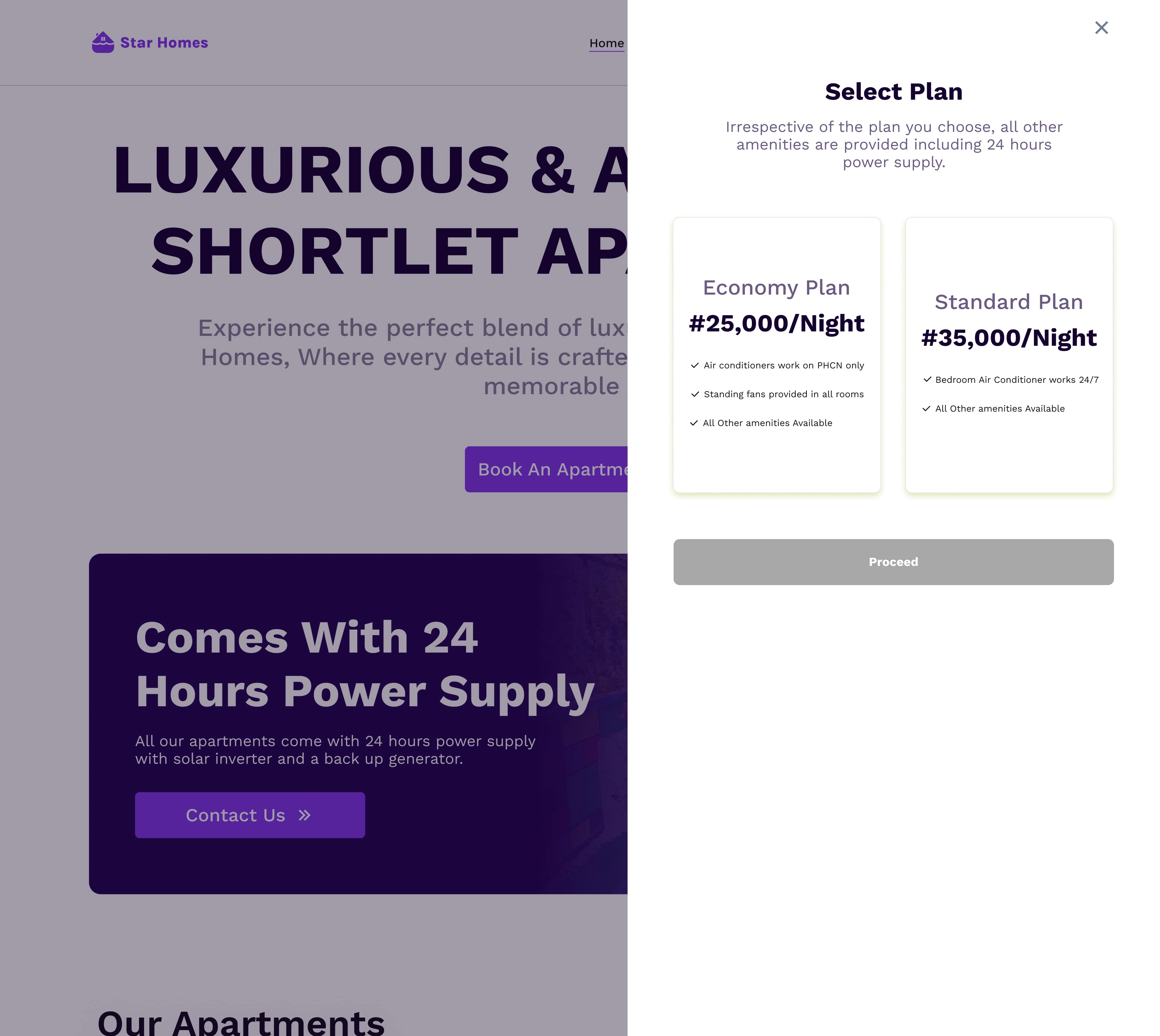 Choose Pricing Plan