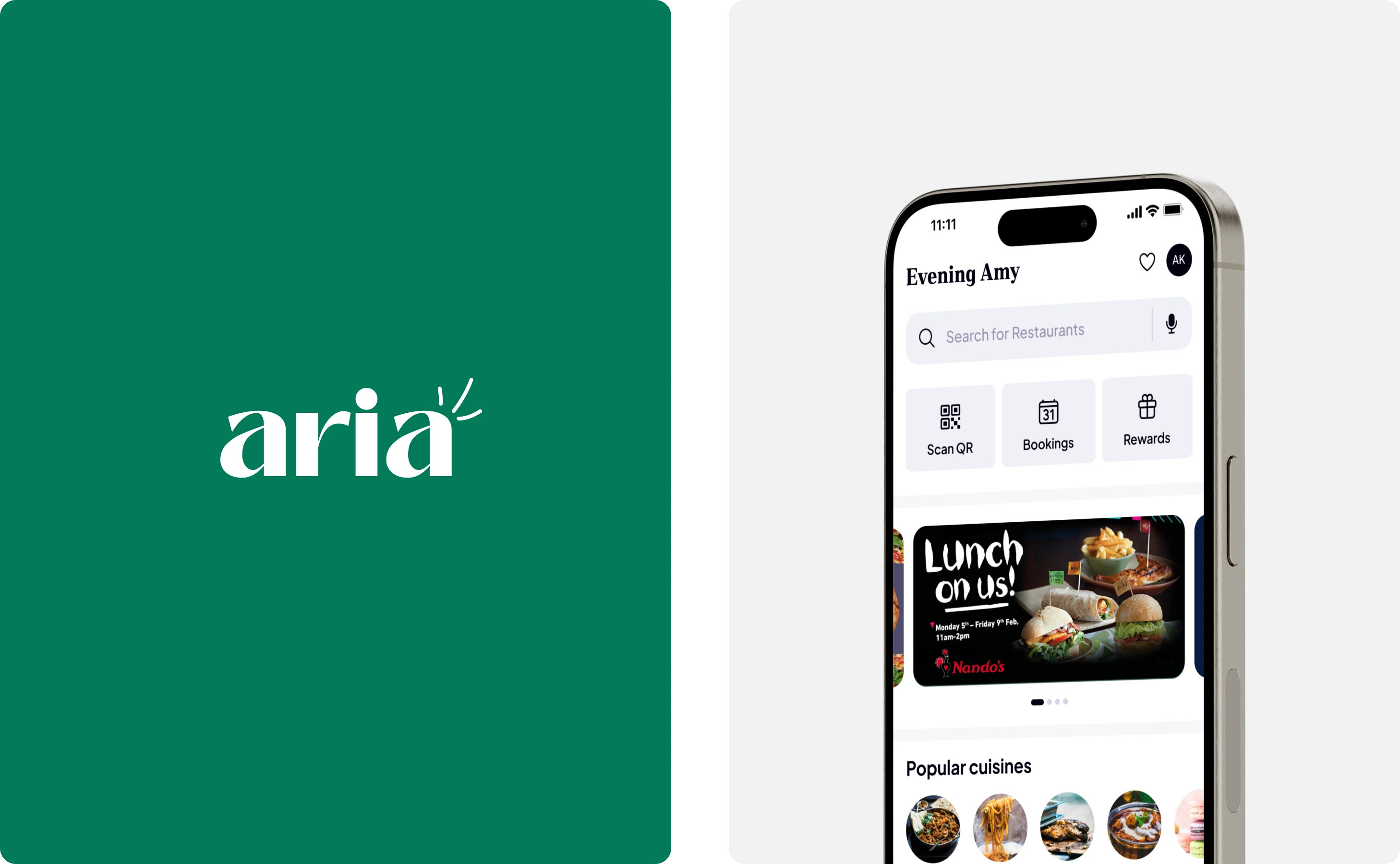 Logo and app home screen