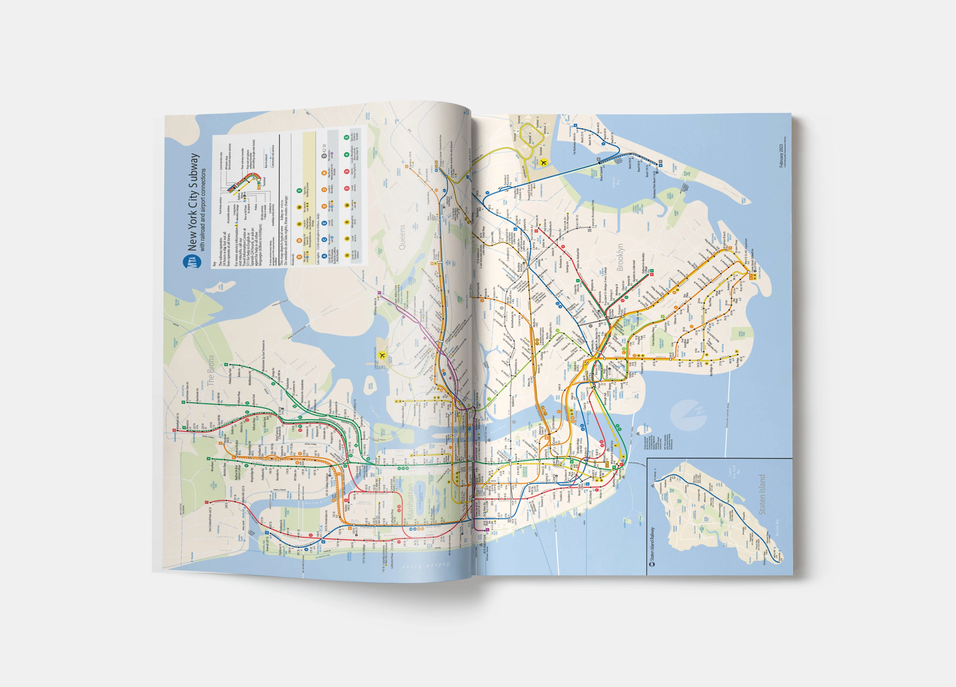 MTA map