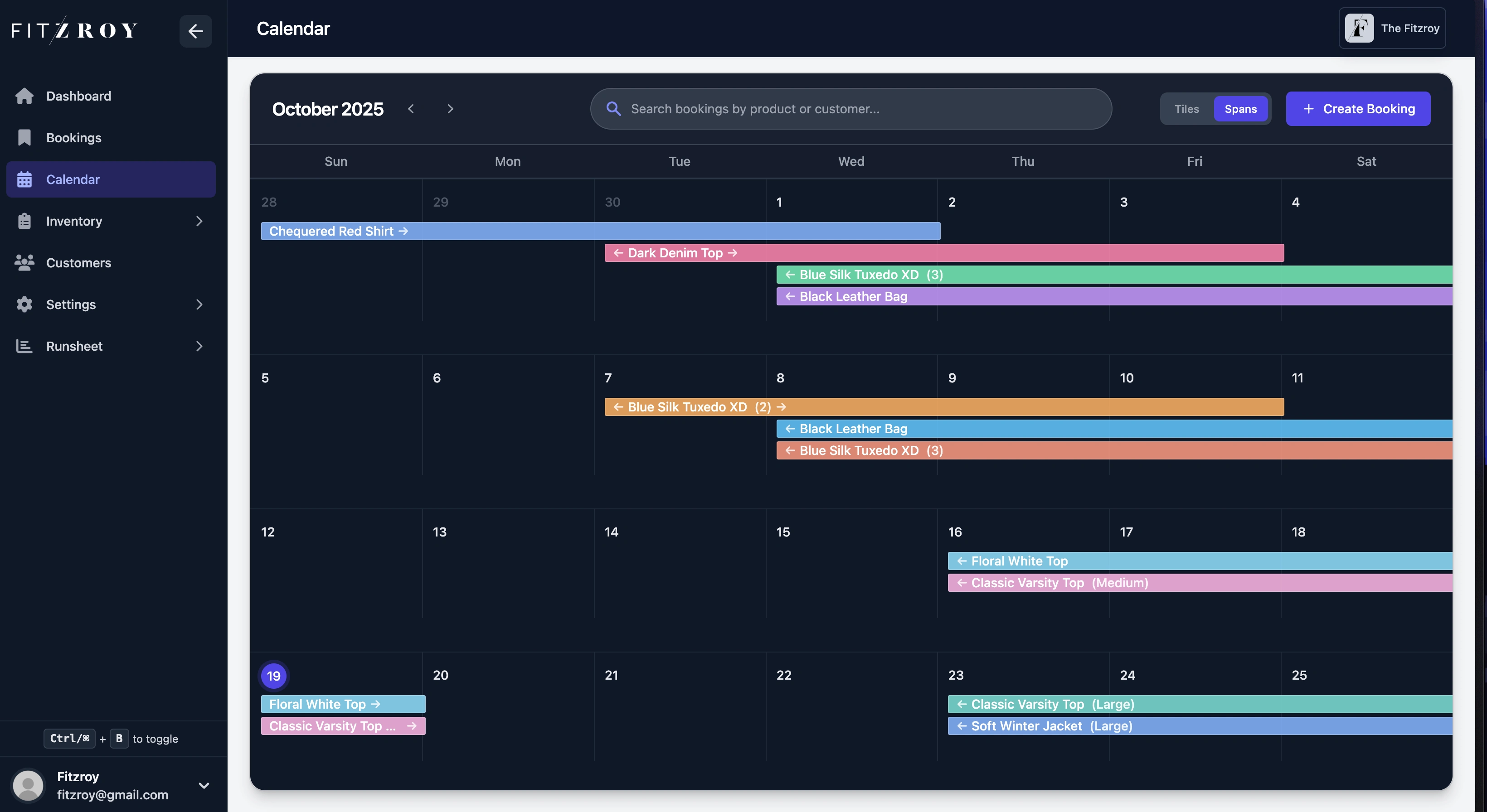Calendar Overview