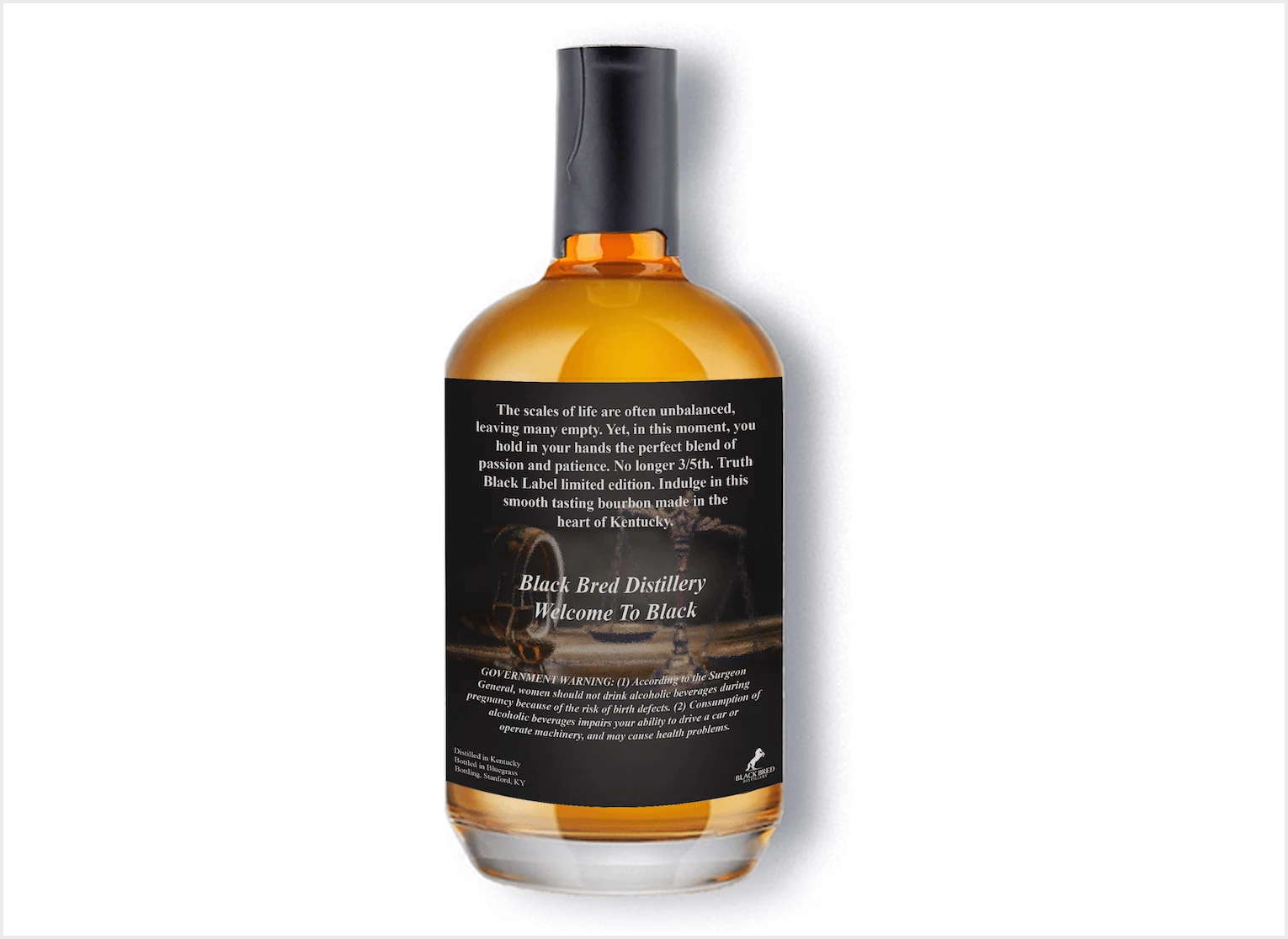 Truth Bourbon Whiskey Back