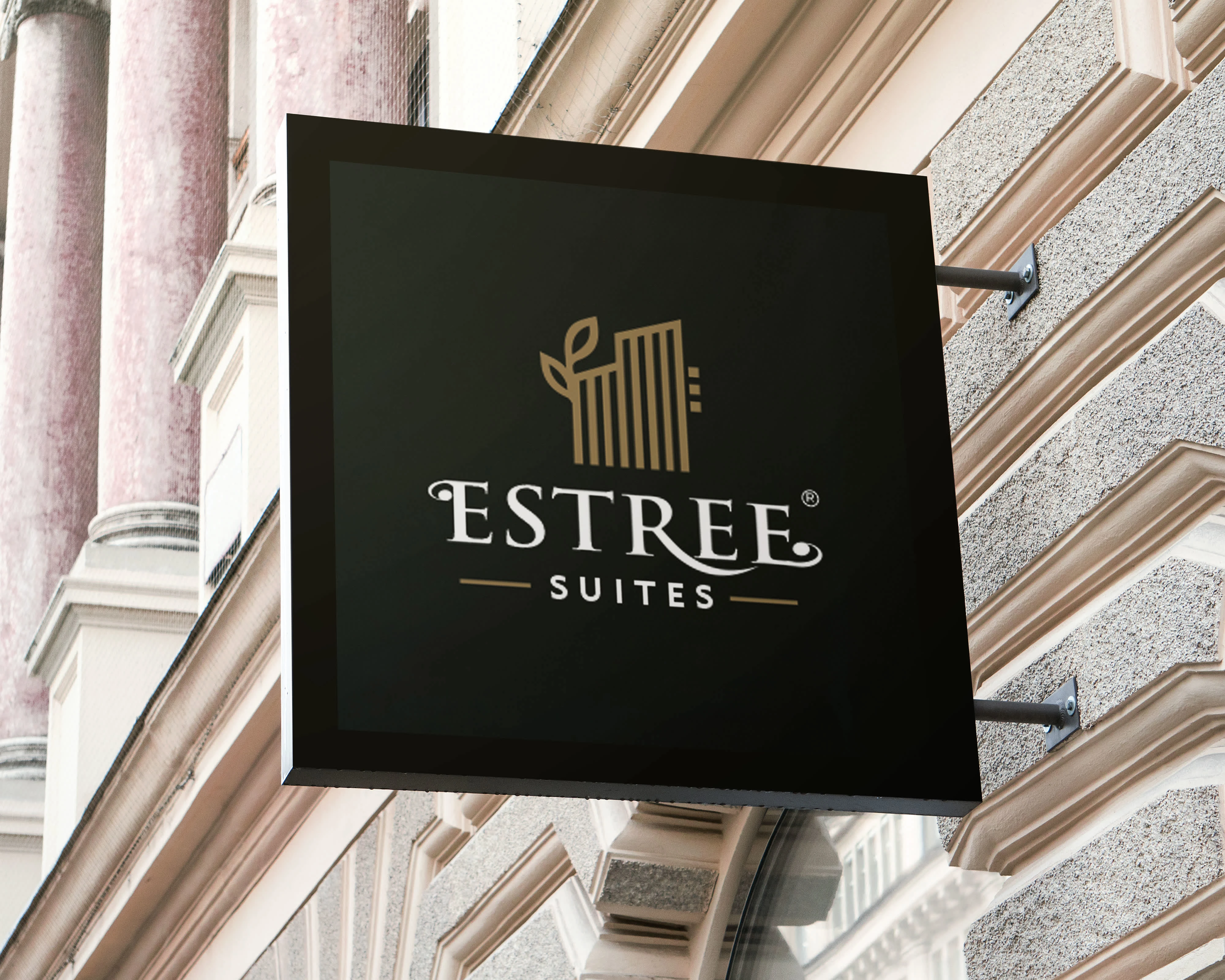 Apartment signage