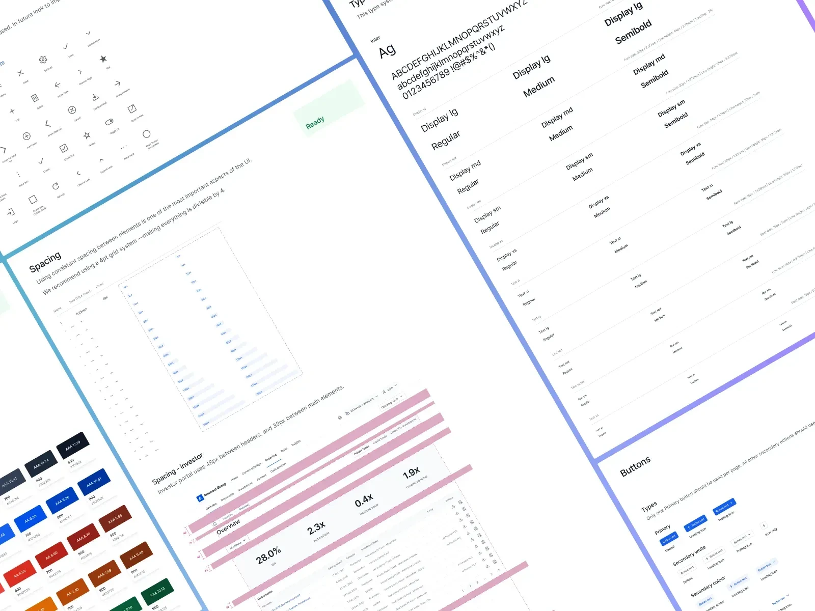 To make development faster and to provide a seamless UX we created a powerful design system with 1000's of elements.