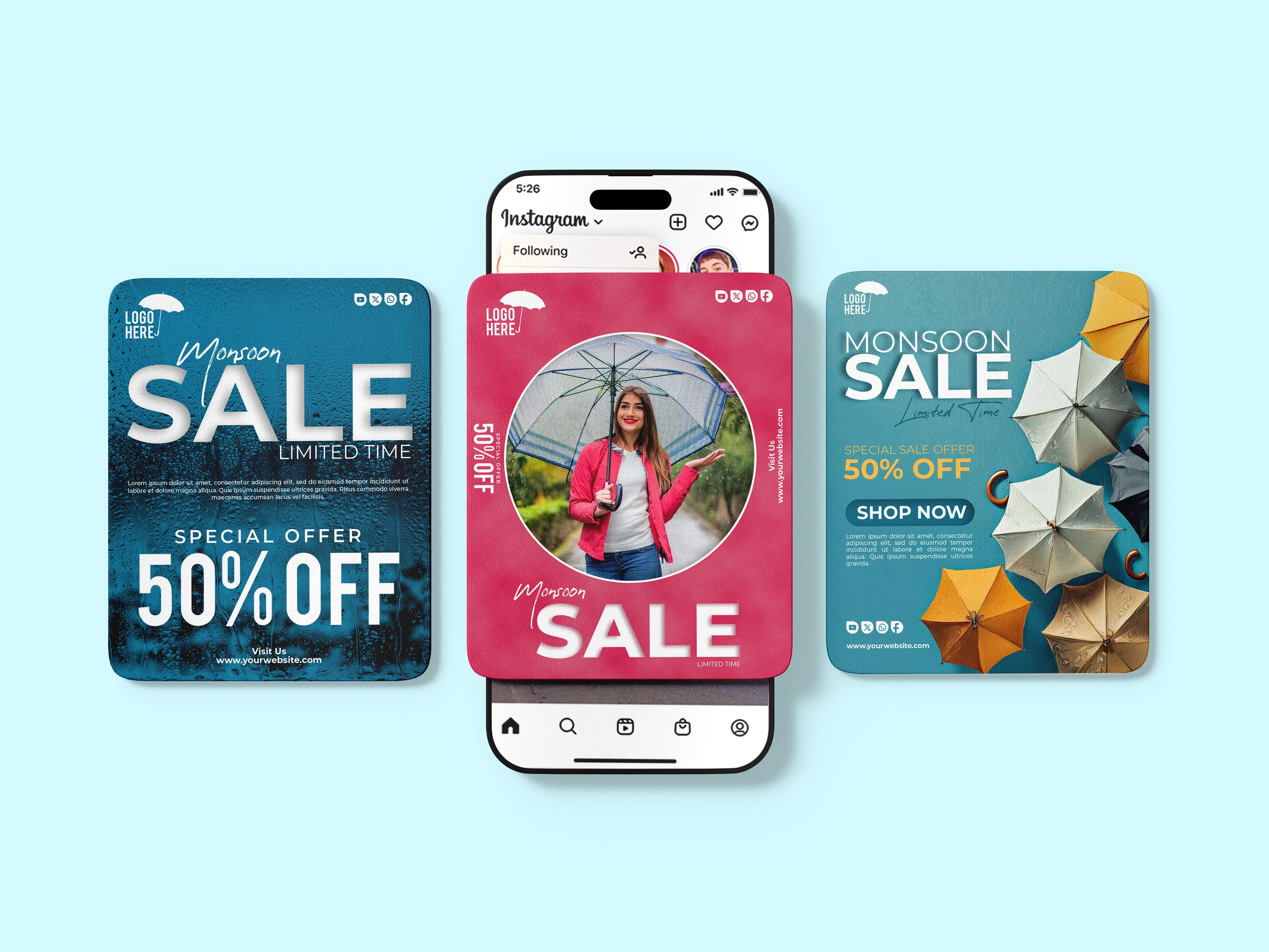Creative Social Media Post Designs – Awareness, Sales & Lifestyle Campaigns