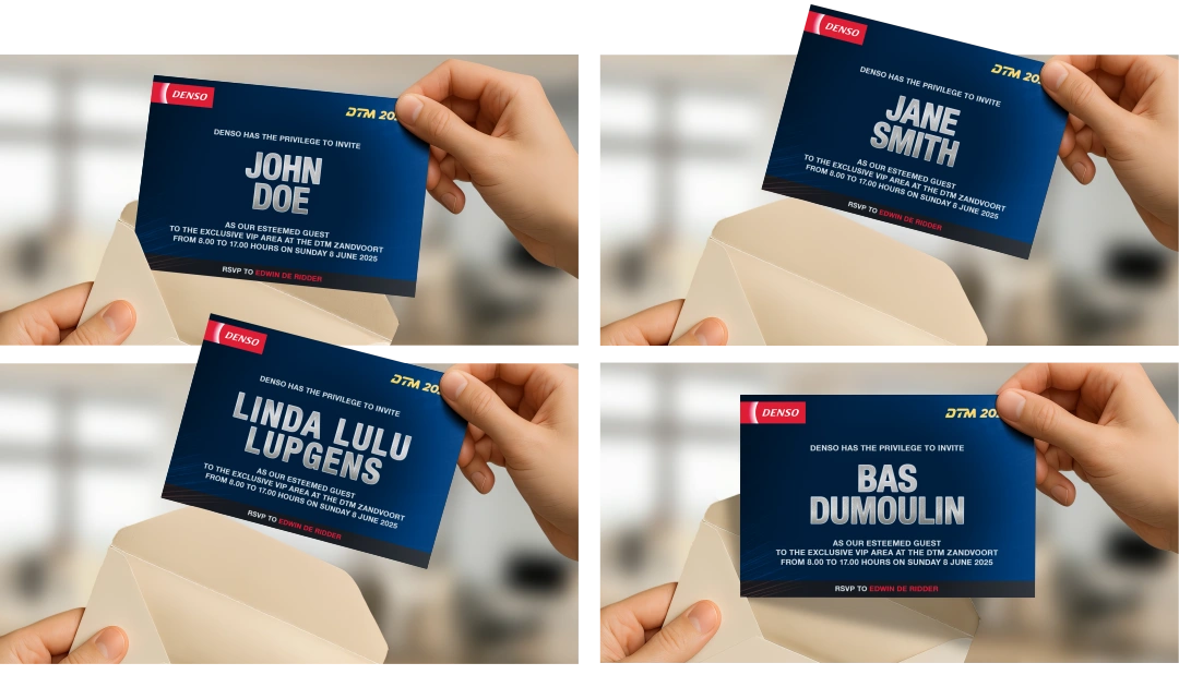 examples of the ending shots of different personalized videos