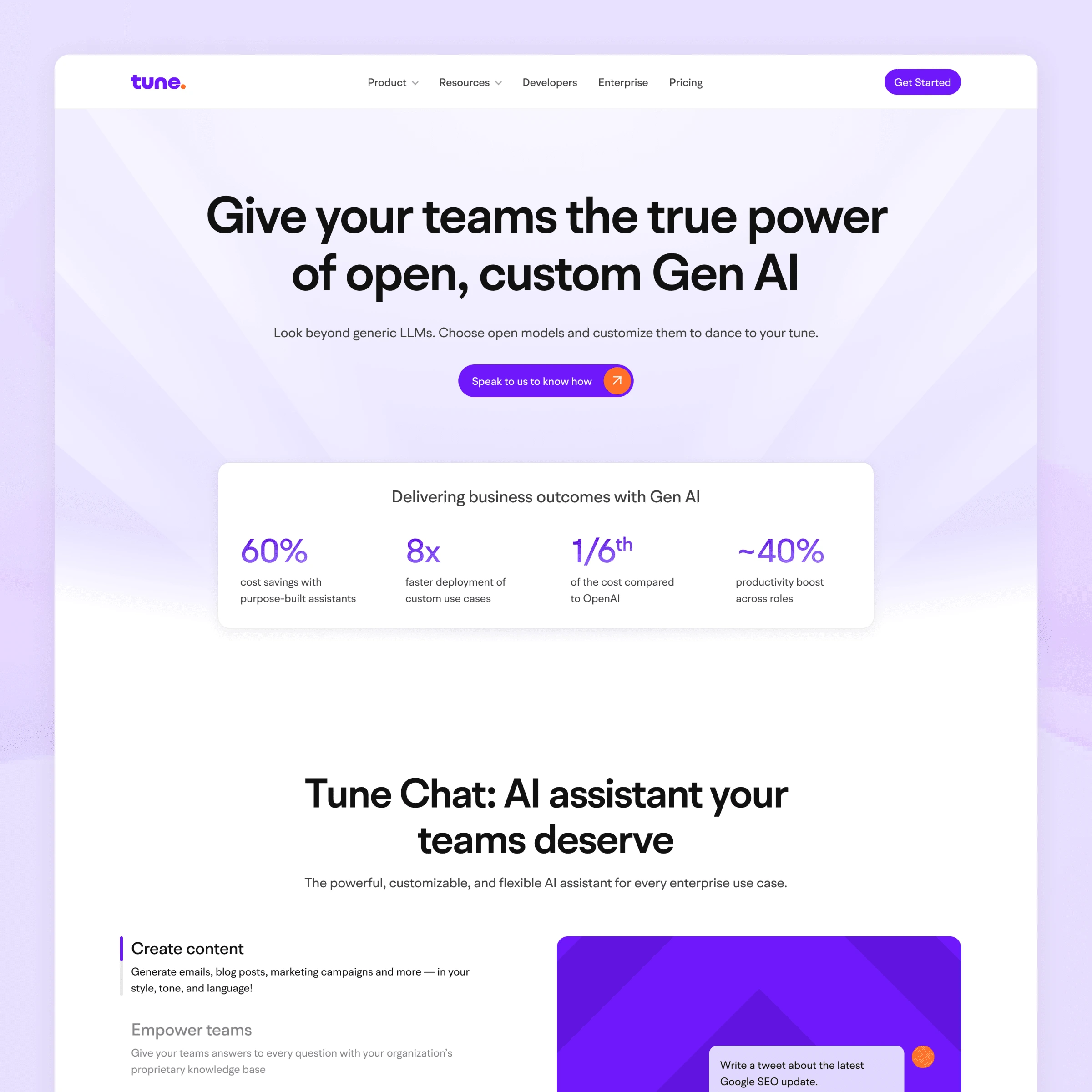Tune AI - For Enterprises