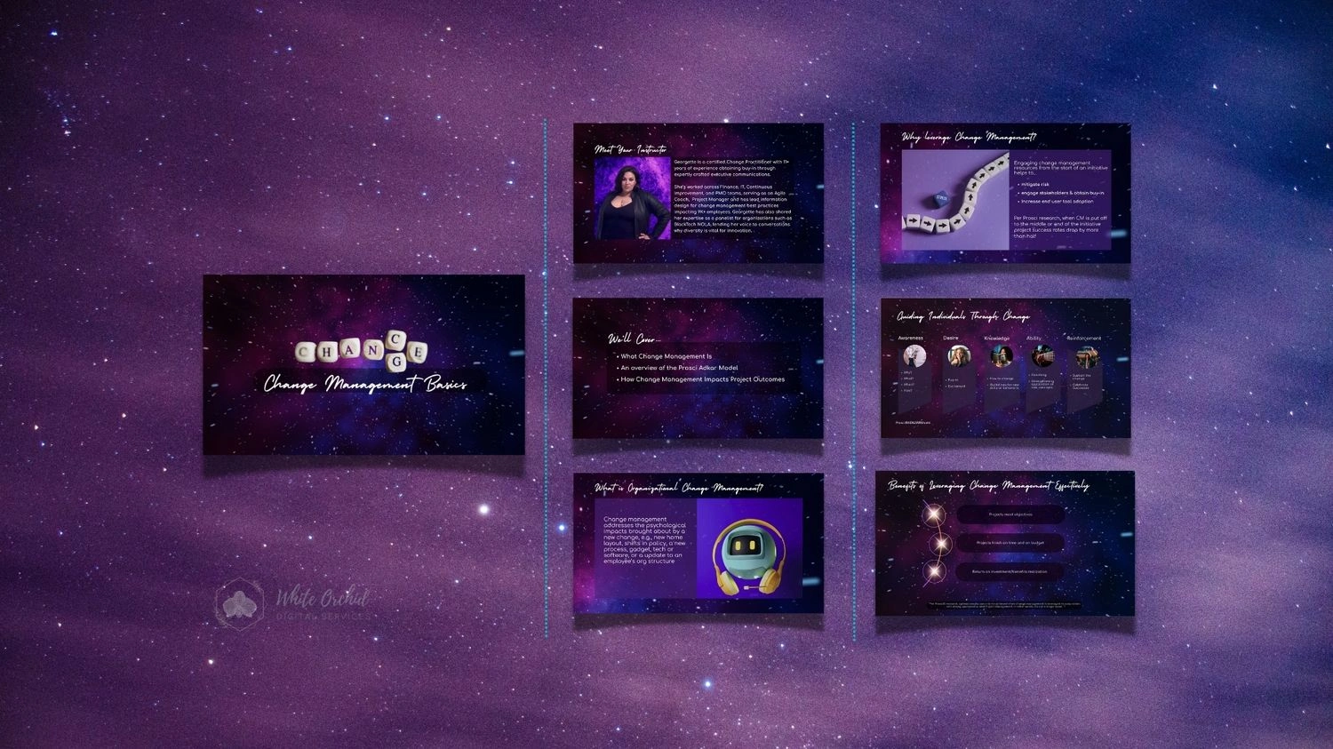 Sample training slide format