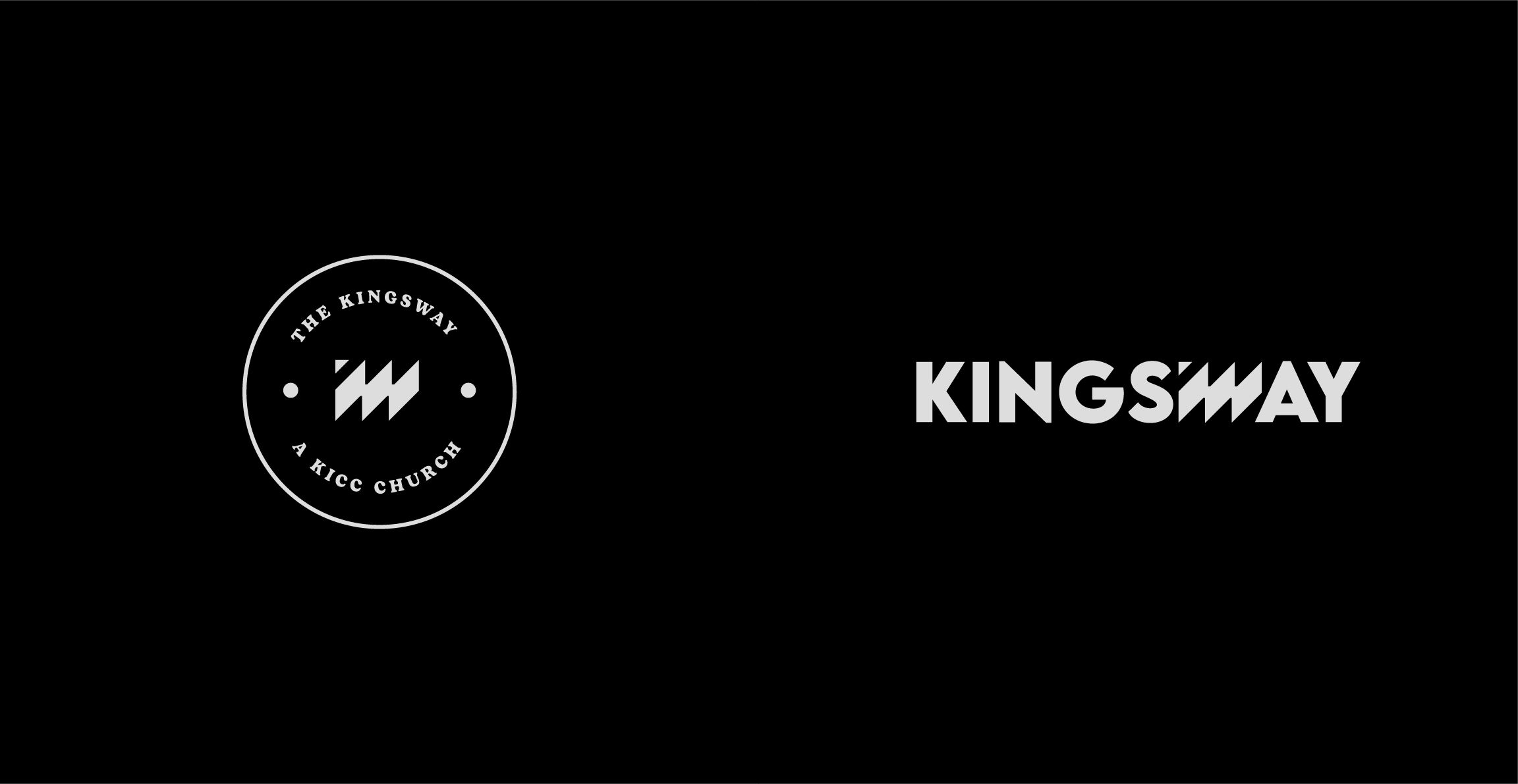 Logo concept for Kingsway, a KICC church in Canada.