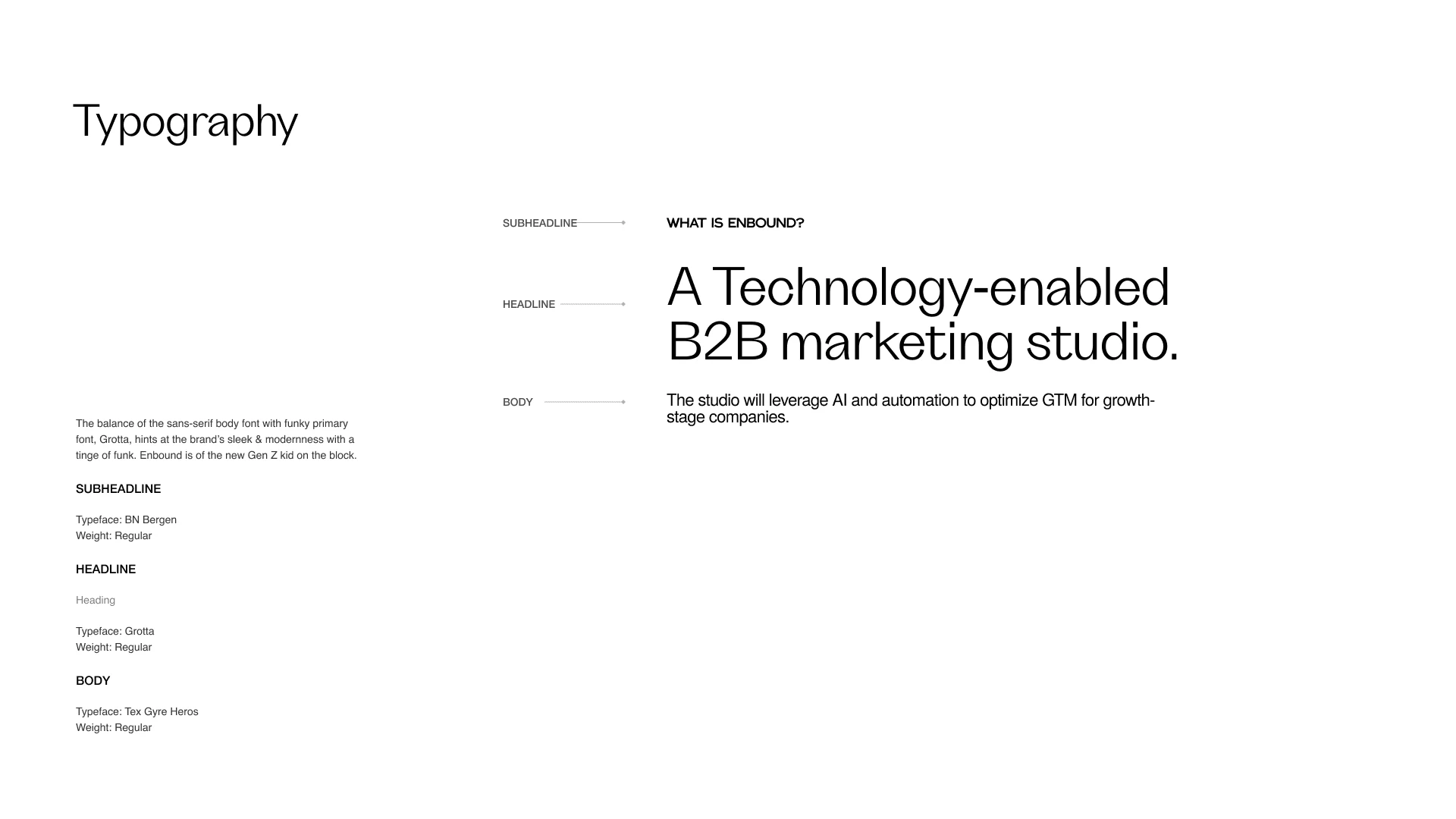 TYPOGRAPHY DIRECTION