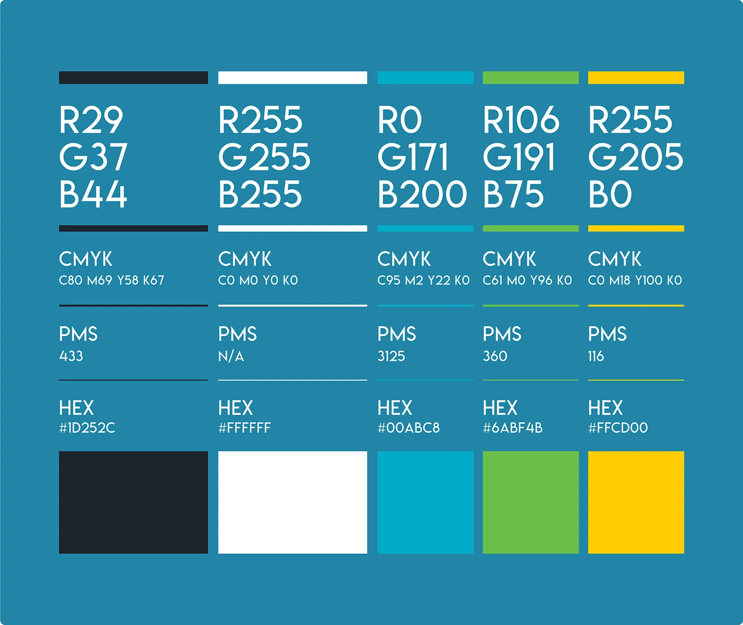 Color Palette Swatches