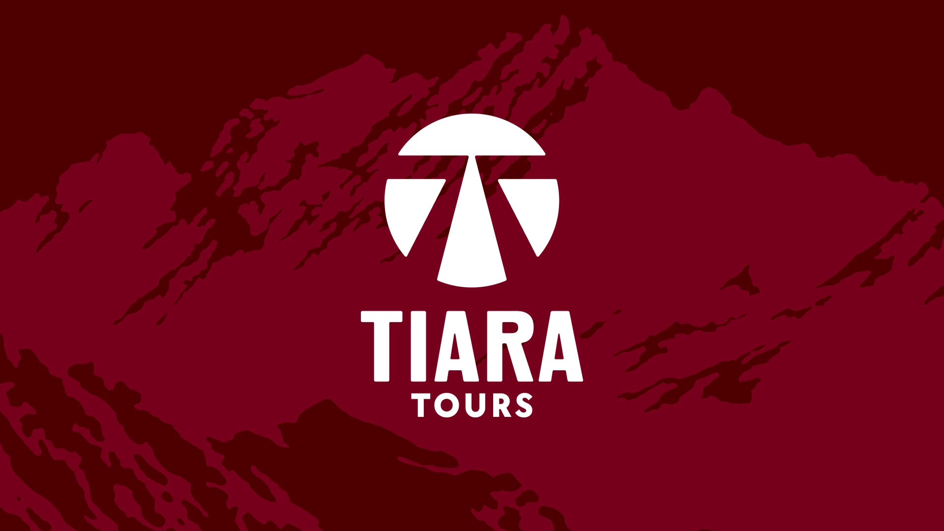 Master logo on set of abstract, nature inspired, illustrations