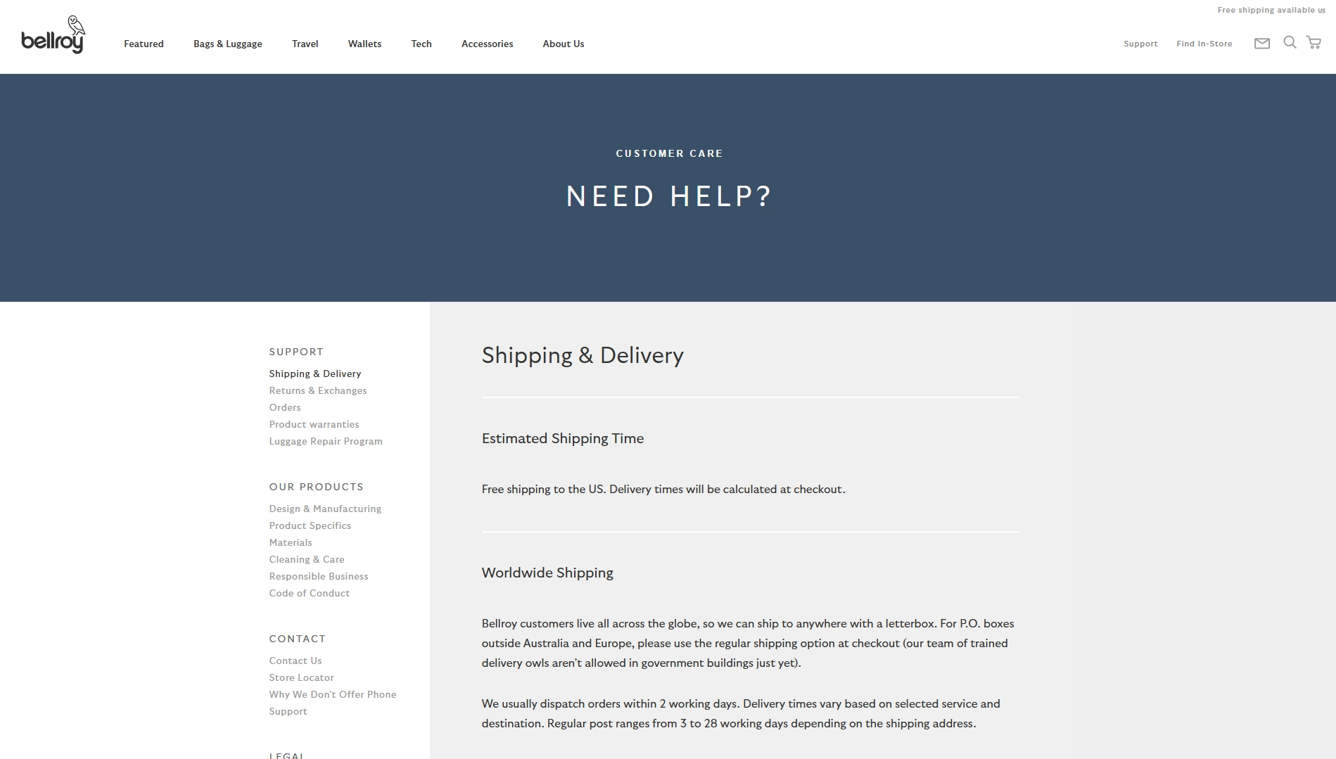 Customer Care & Support