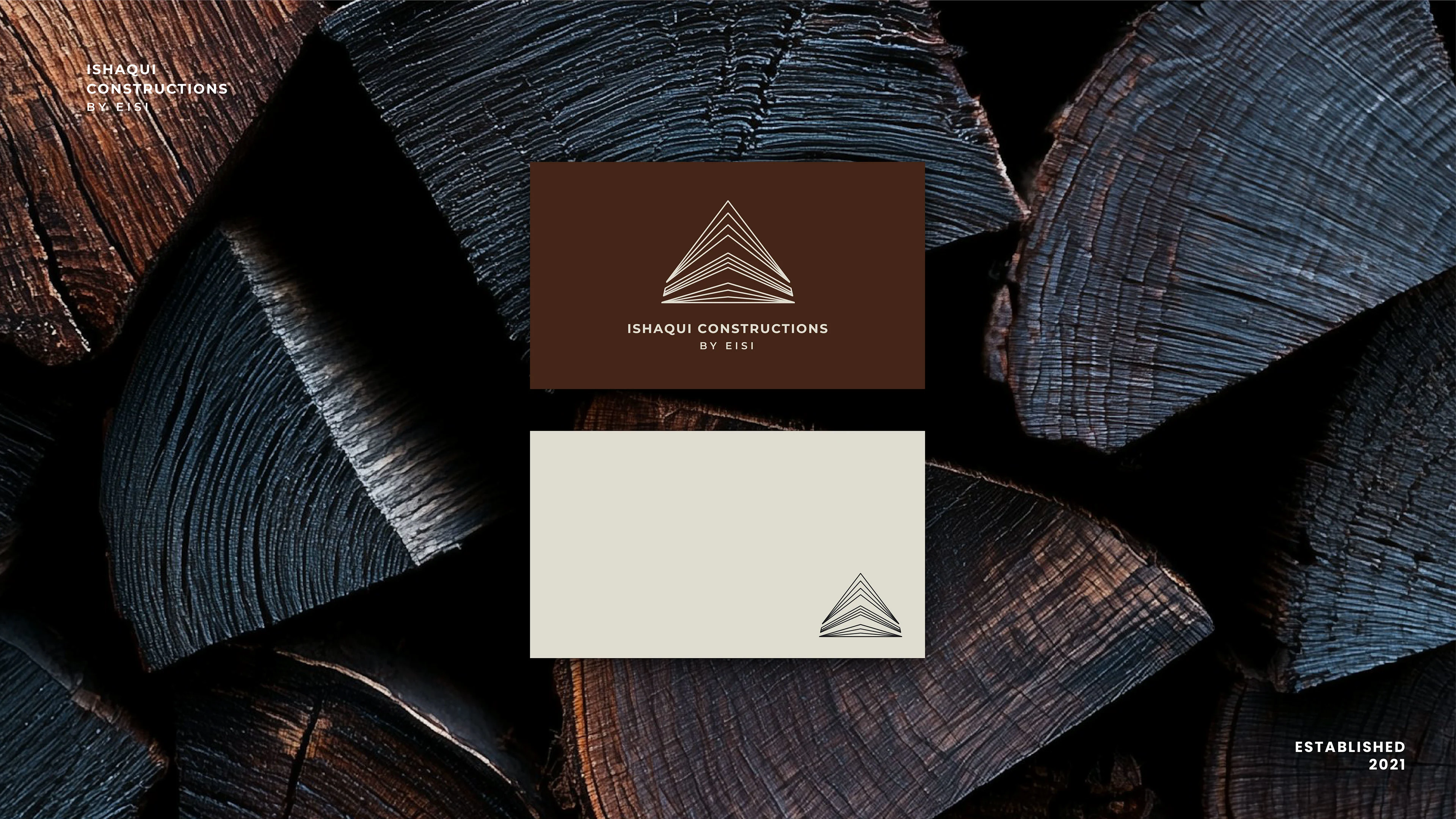 Logo design on business card