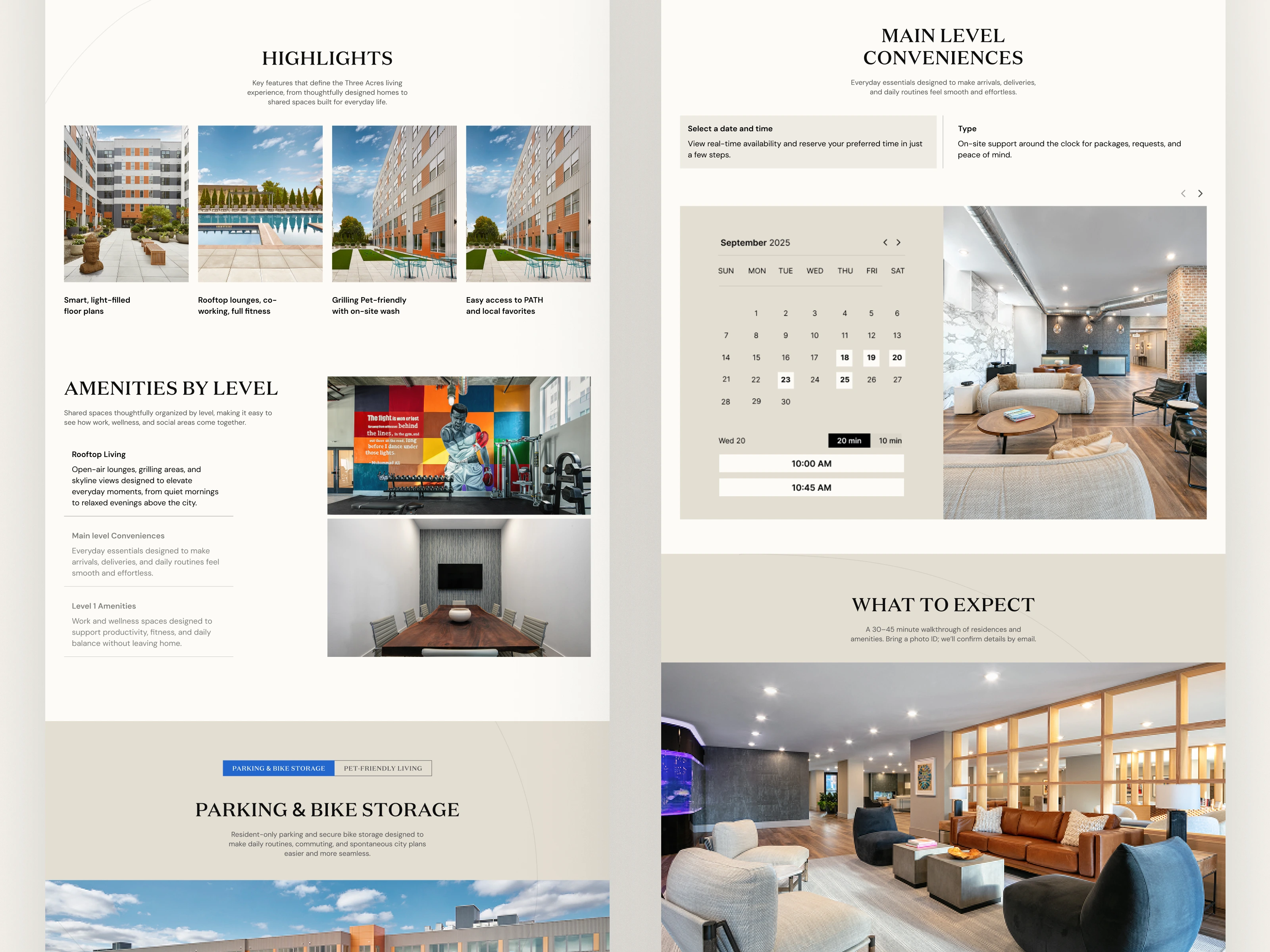 Highlights and Calendar