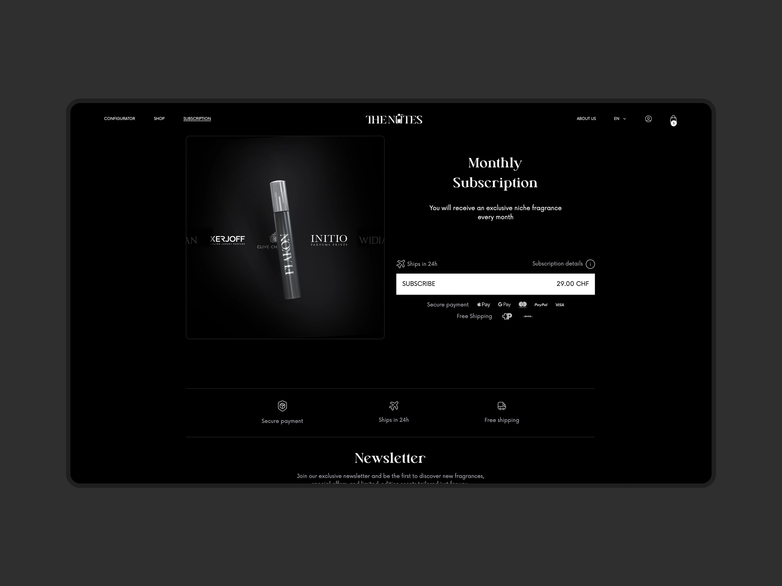 Used Shopify subscriptions to allow users to get recurring orders.