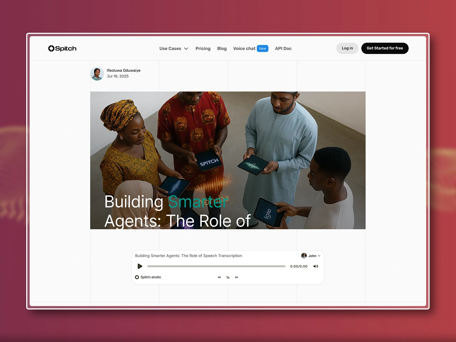 Blog Content Page (CMS)