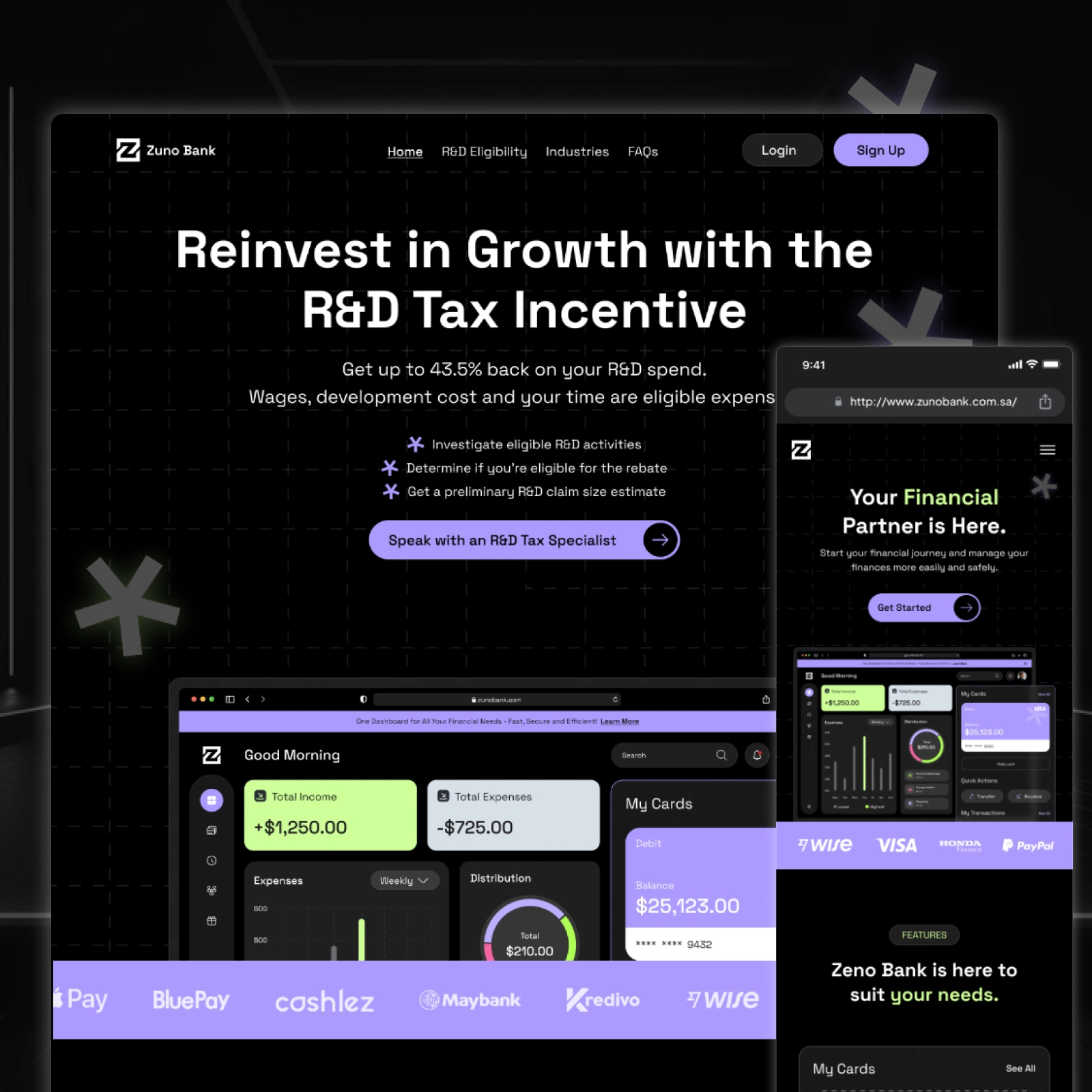 Landing Page - Zuno Bank