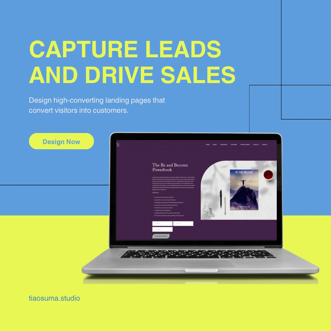 Digital Mockup of the Live Page