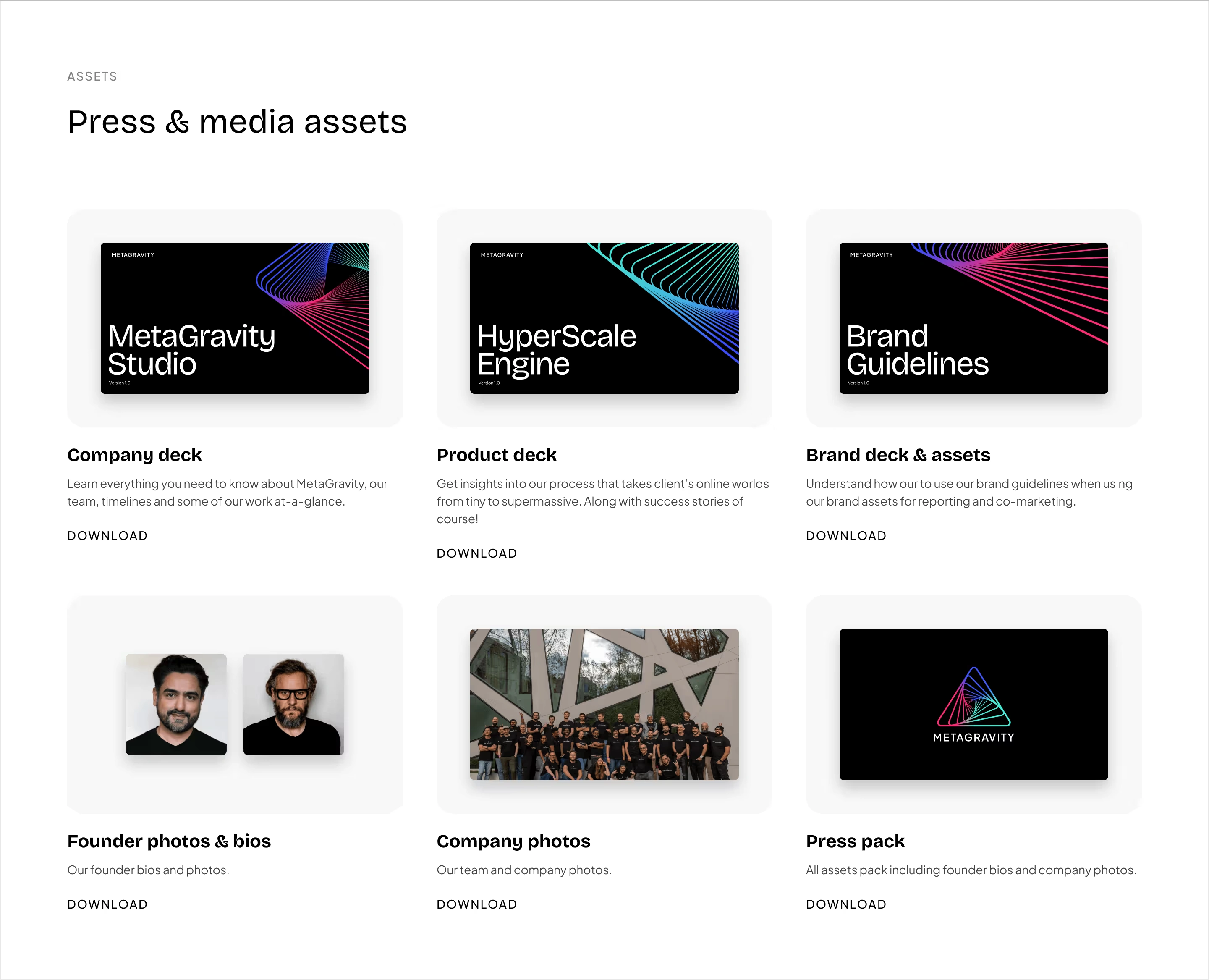 Making approved brand and company assets easier for media partners to access.