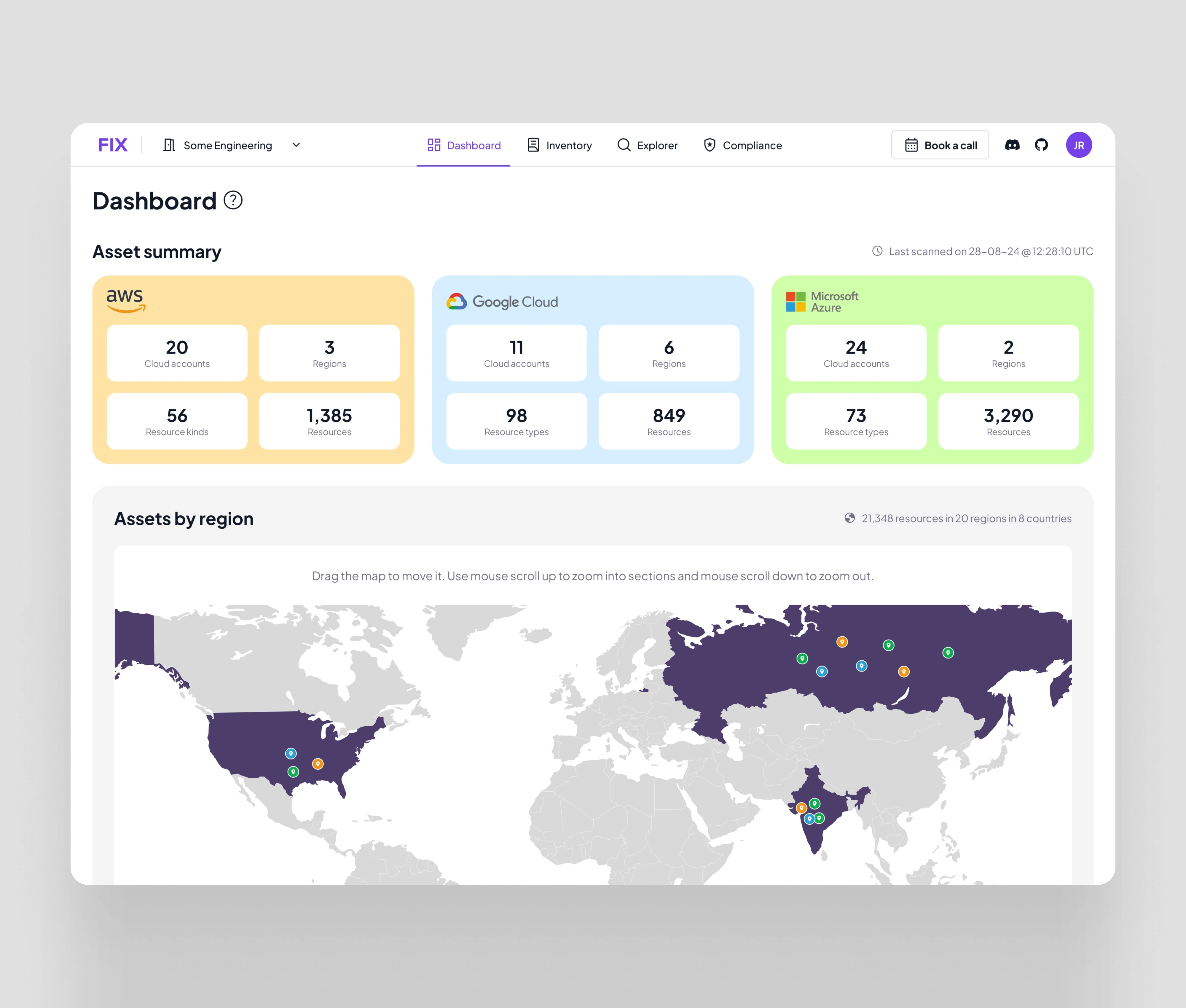 Cloud Security Dashboard