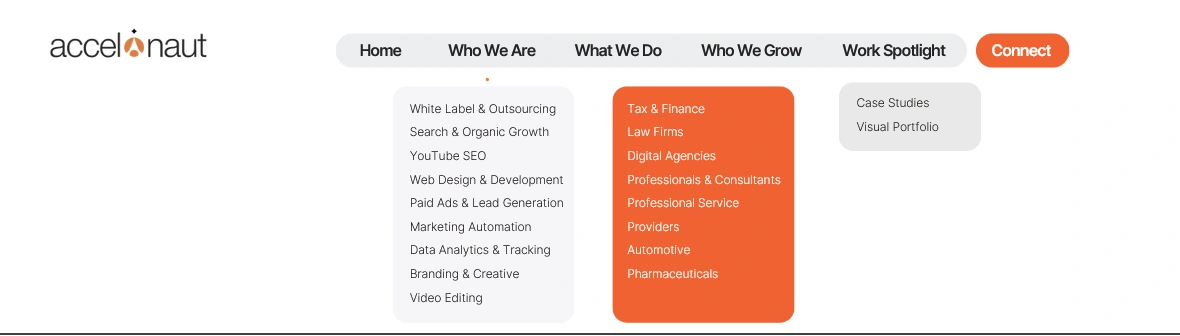 New Website Design - Header