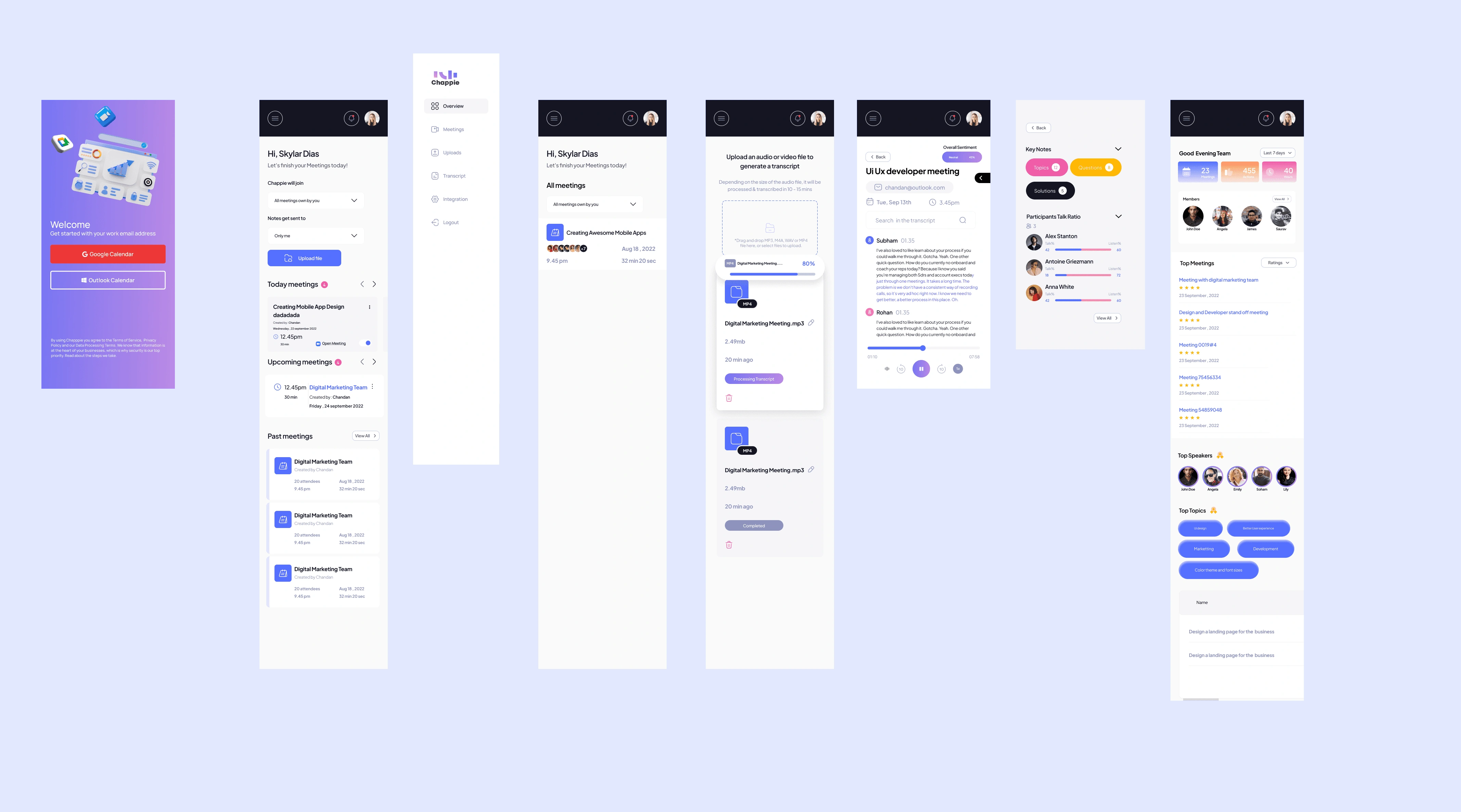 Mobile responsive UI