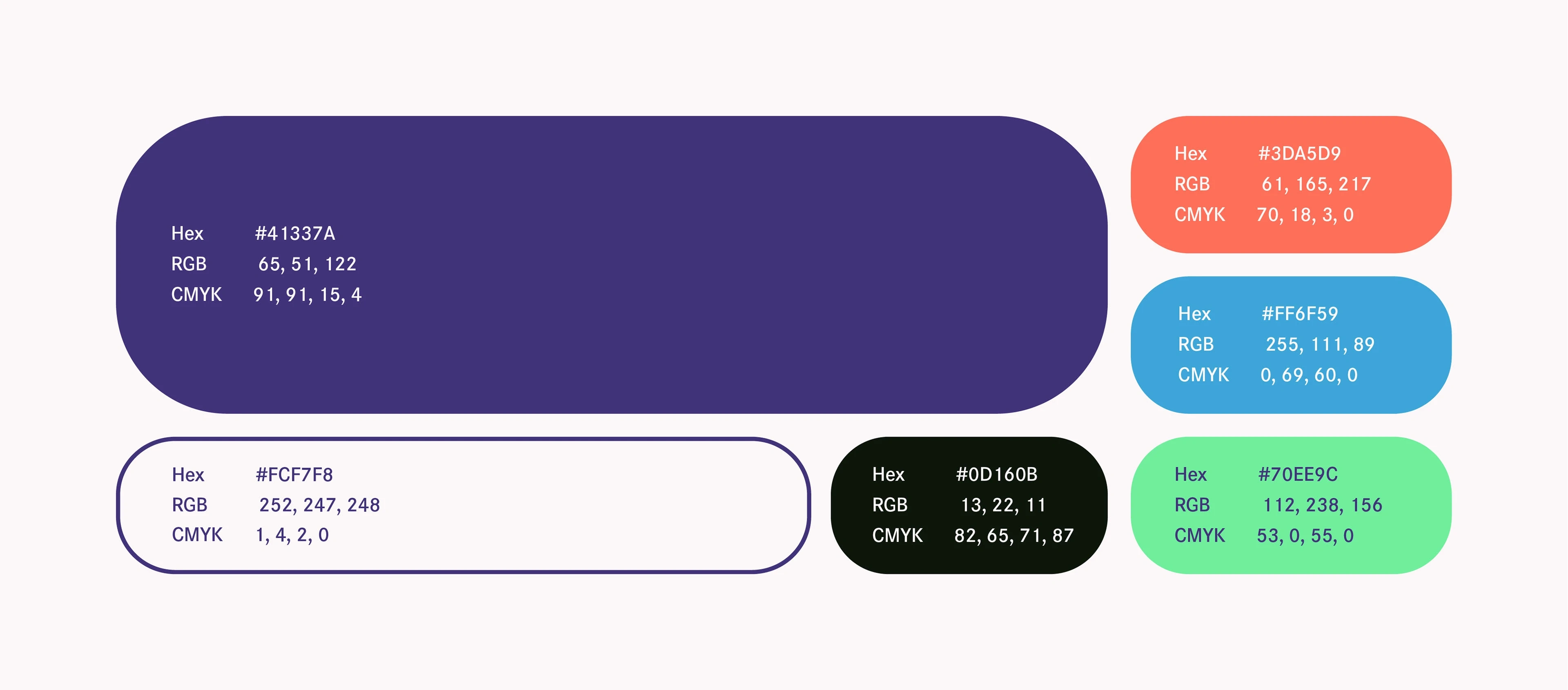 I create a bold and expressive color palette to make brand solid for his main target audience - teens