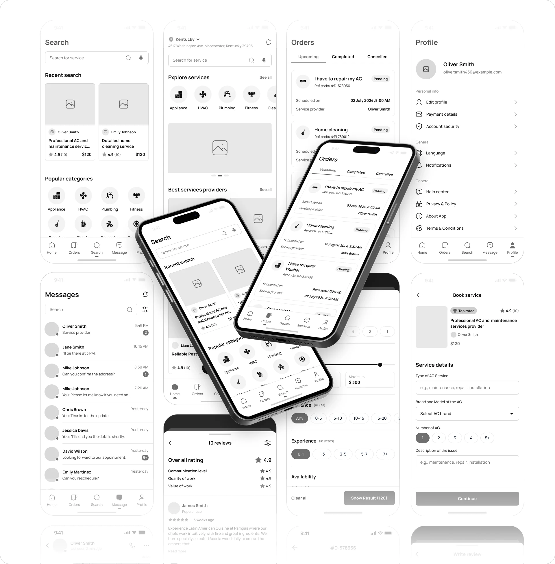 Wireframe design