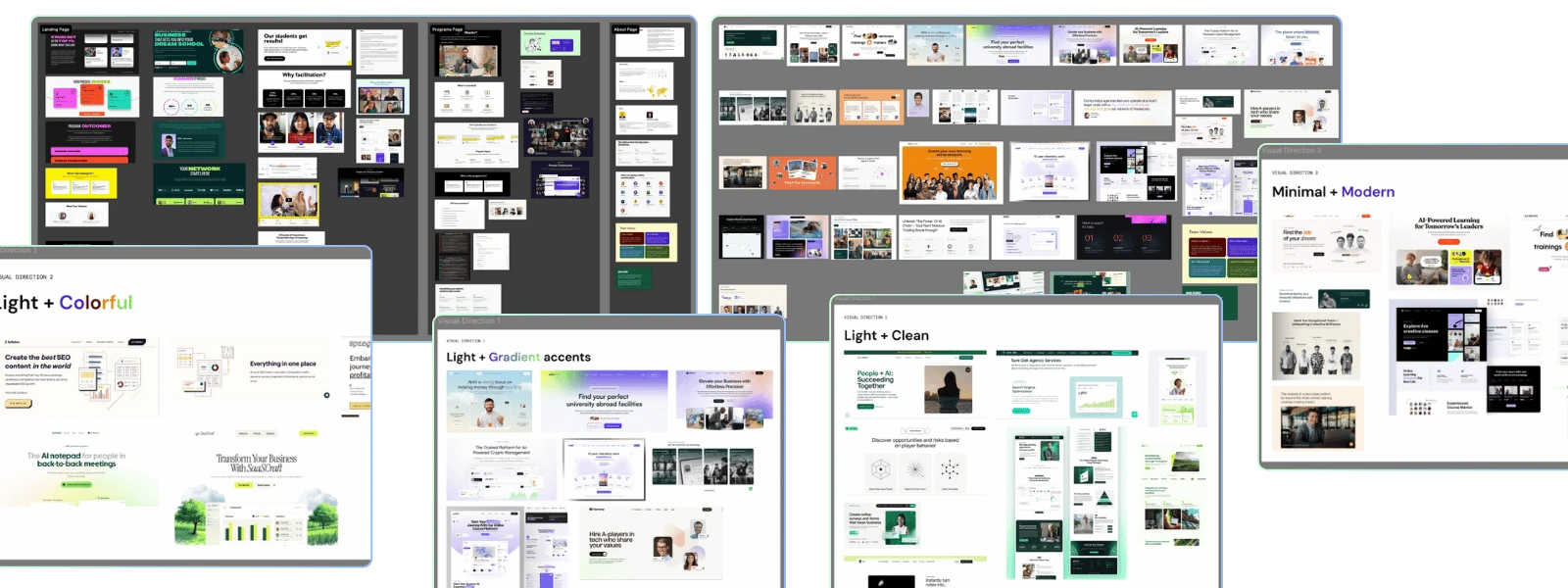 Screenshot I collect before design begins