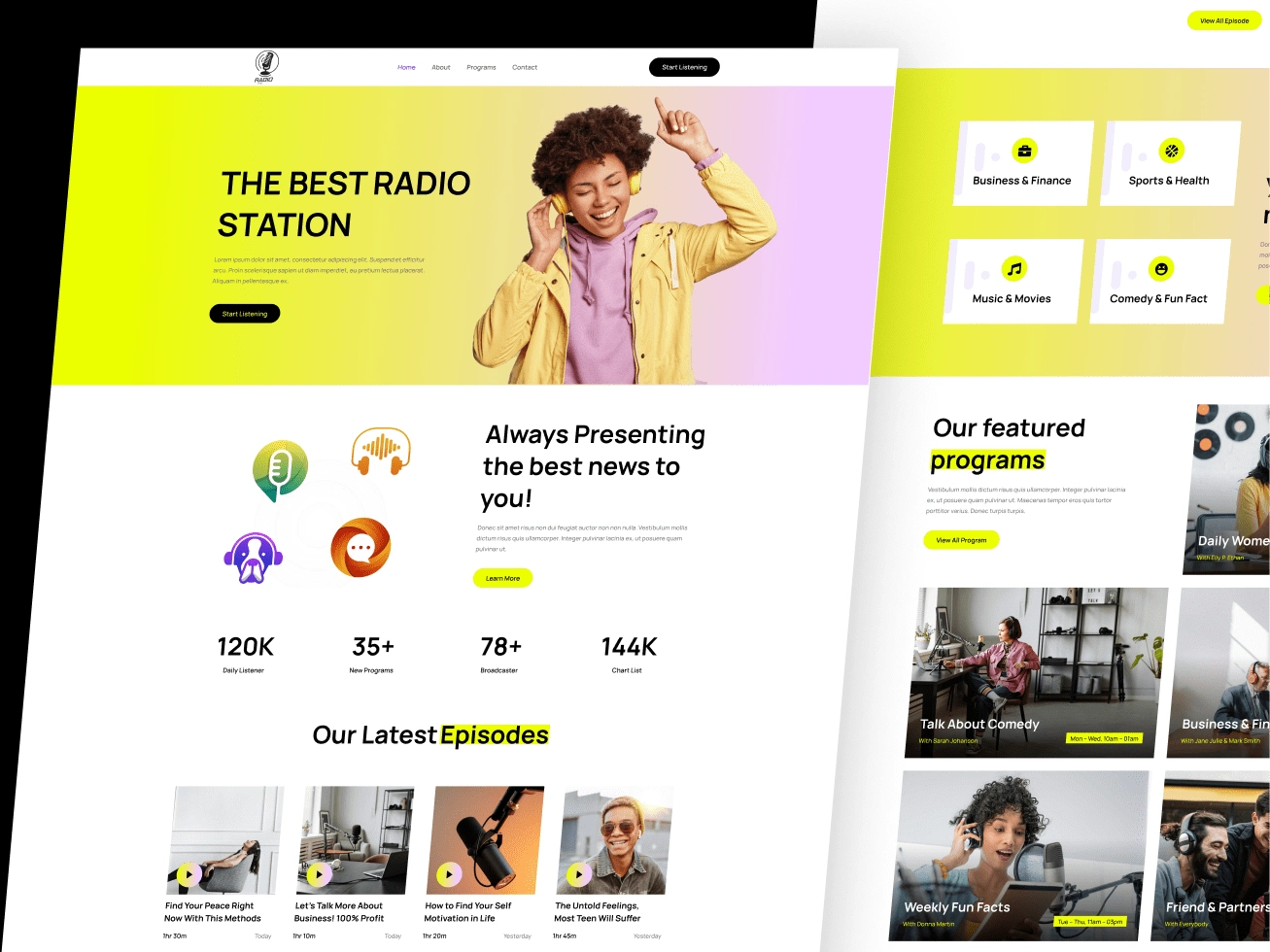 cHydepark Digitals | UI Designs Mockups
