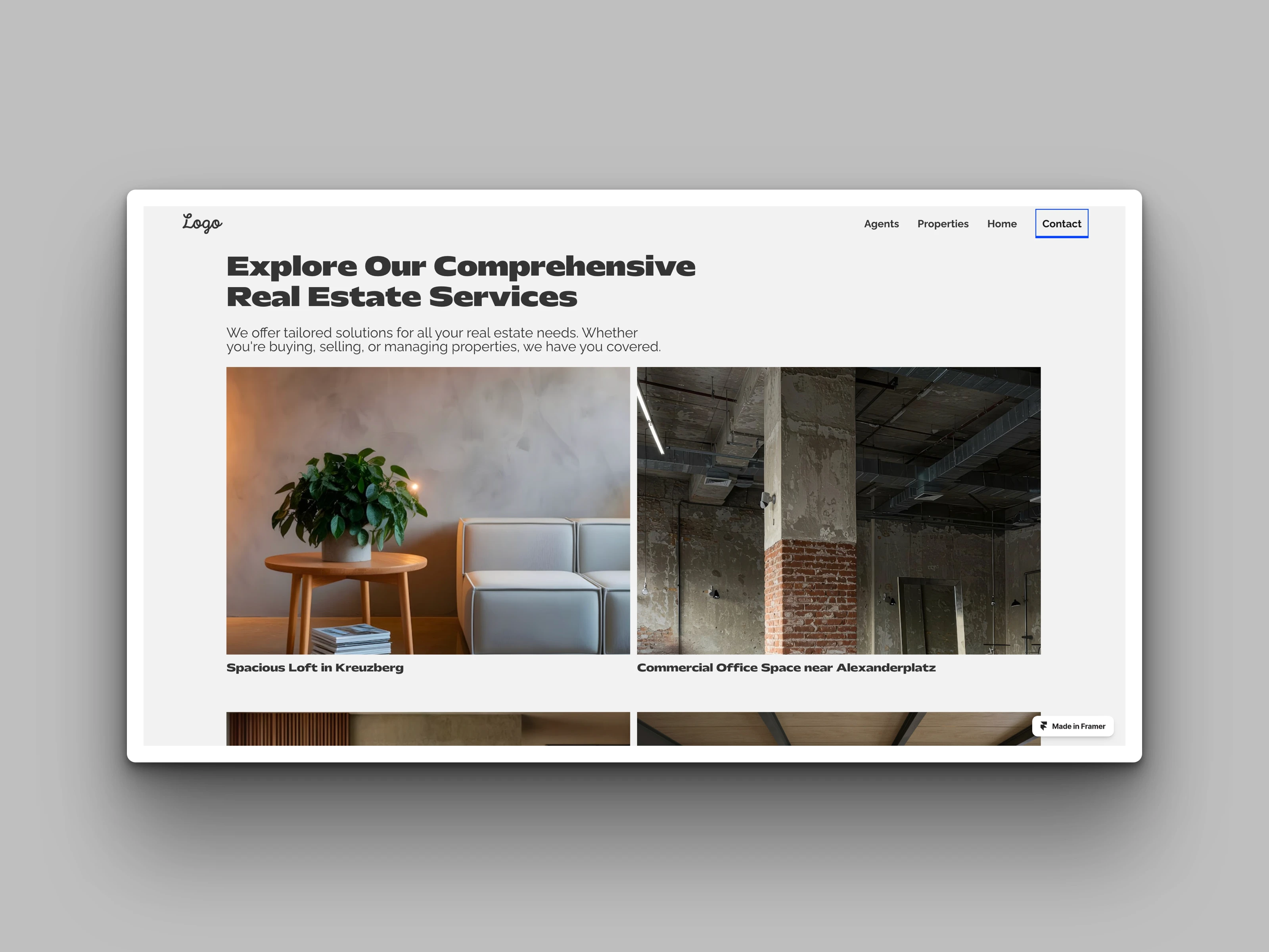 CMS-driven group listing page 