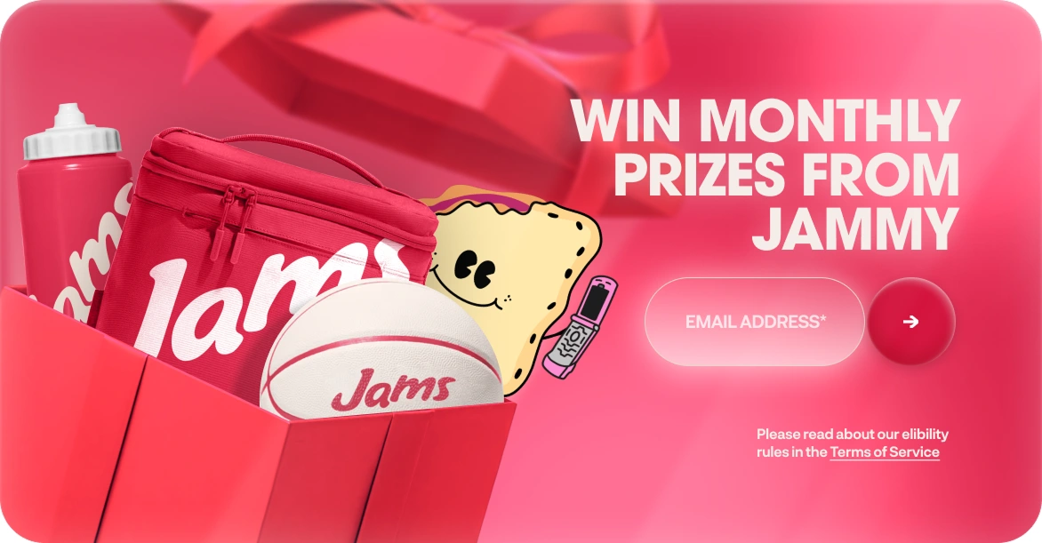 Monthly prizes sign up section