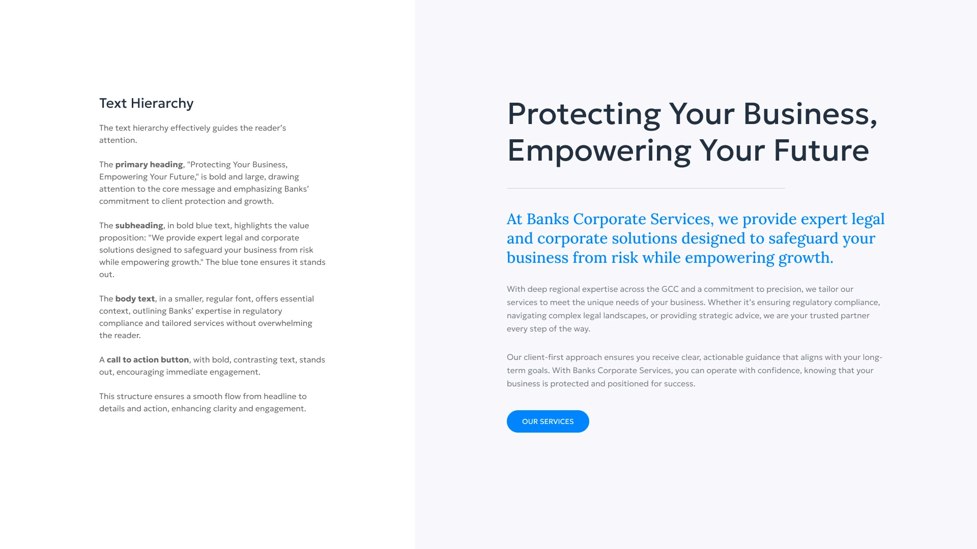 Brand Guide Typography Specs