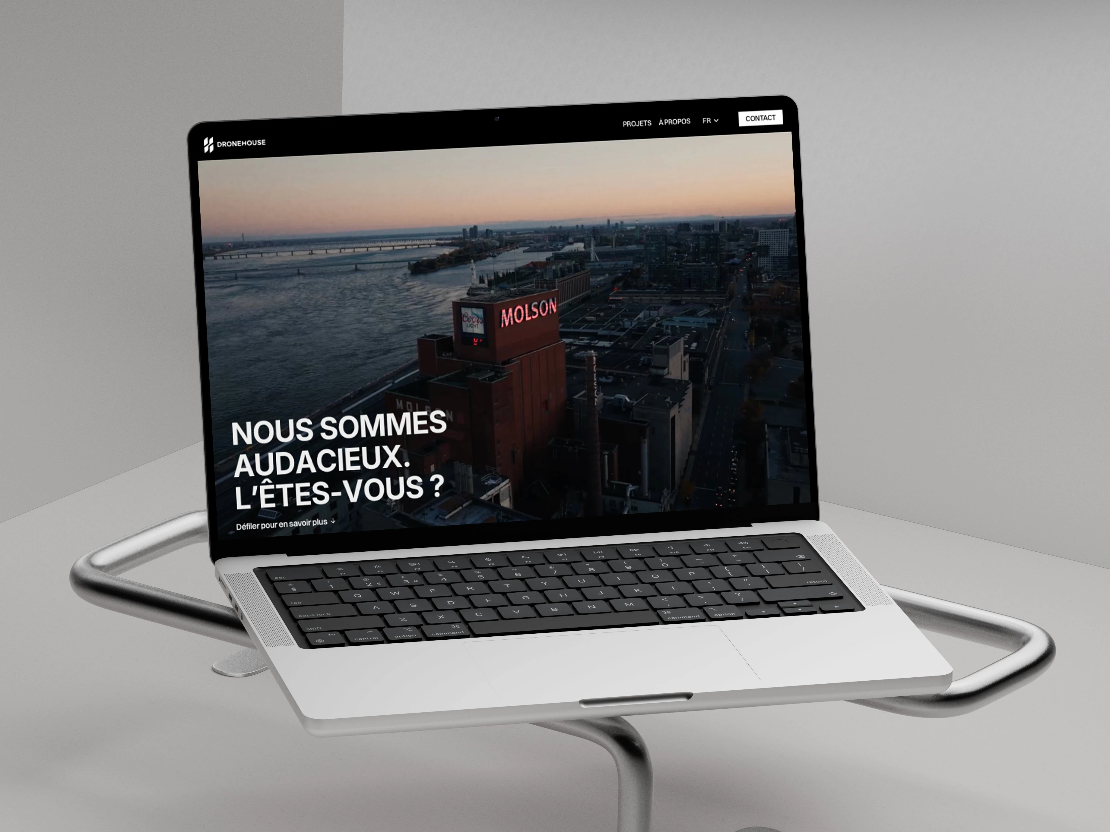 Drone House website home page