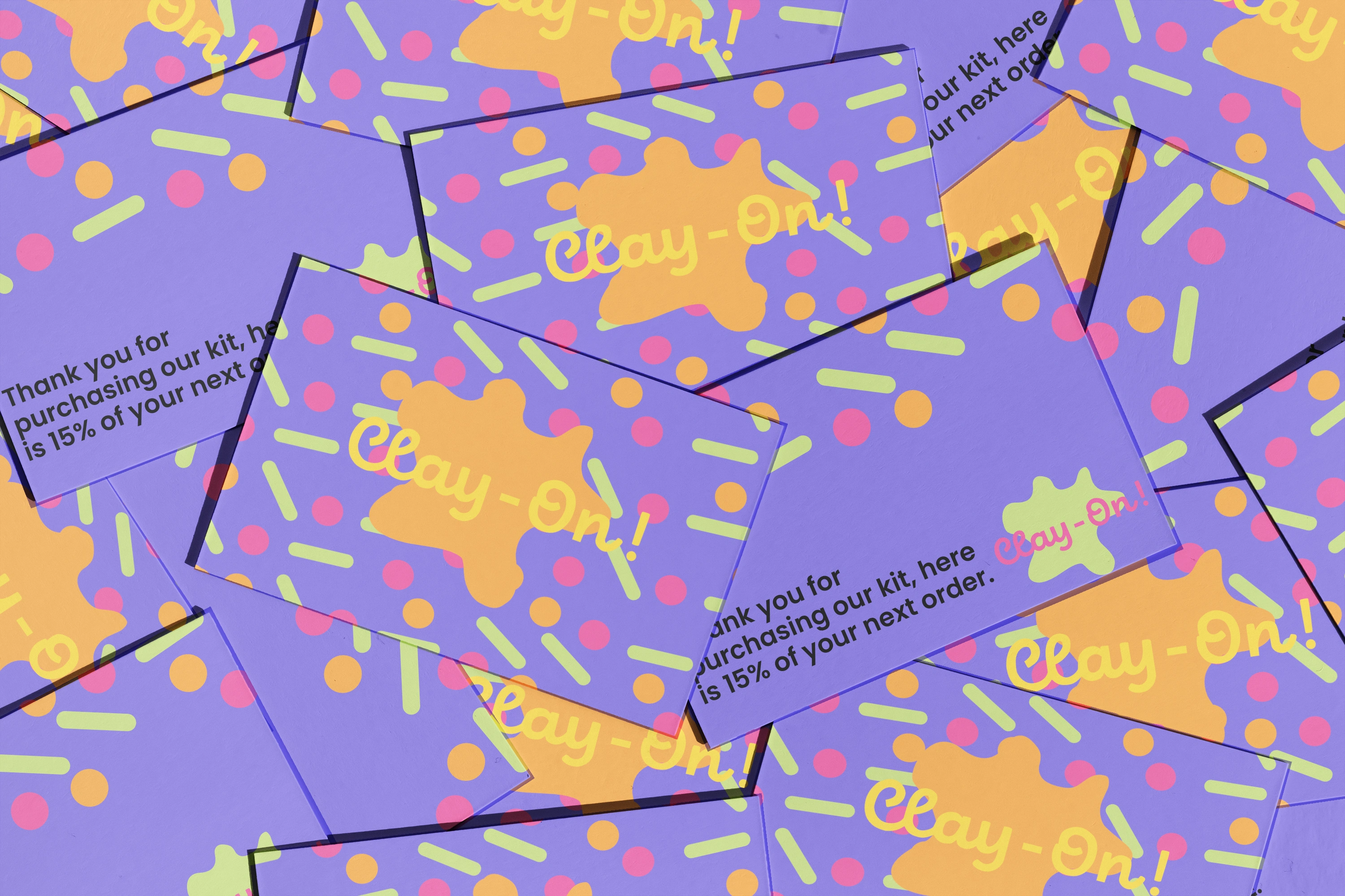 Clay-On! Business Cards