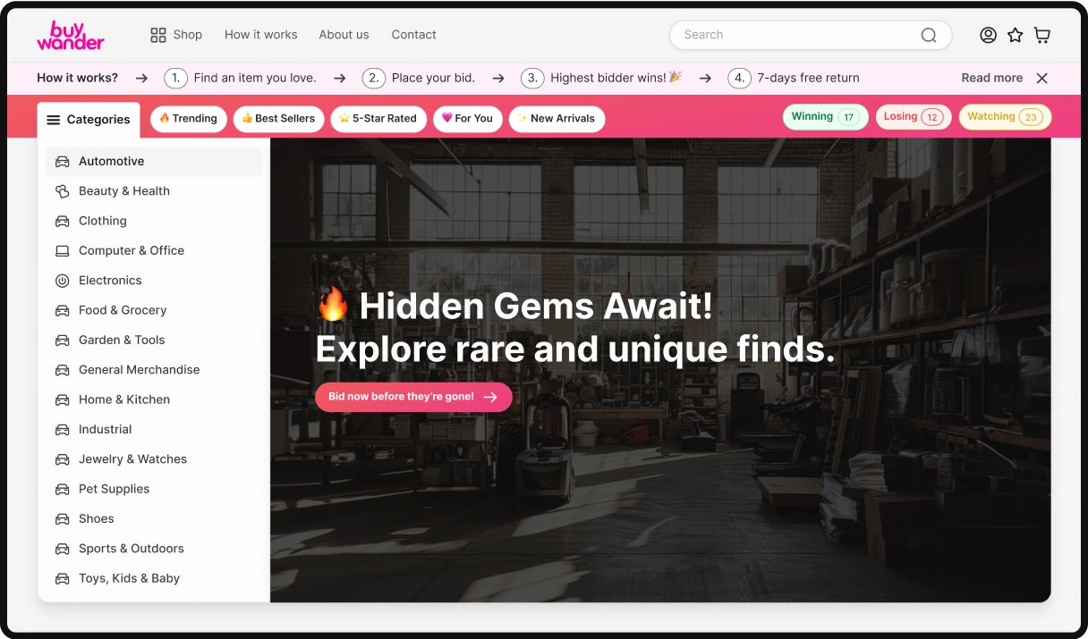 Second Redesign (Hero Section)
