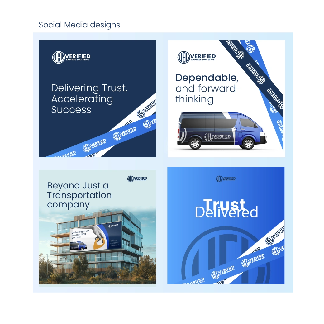 Social media design Samples