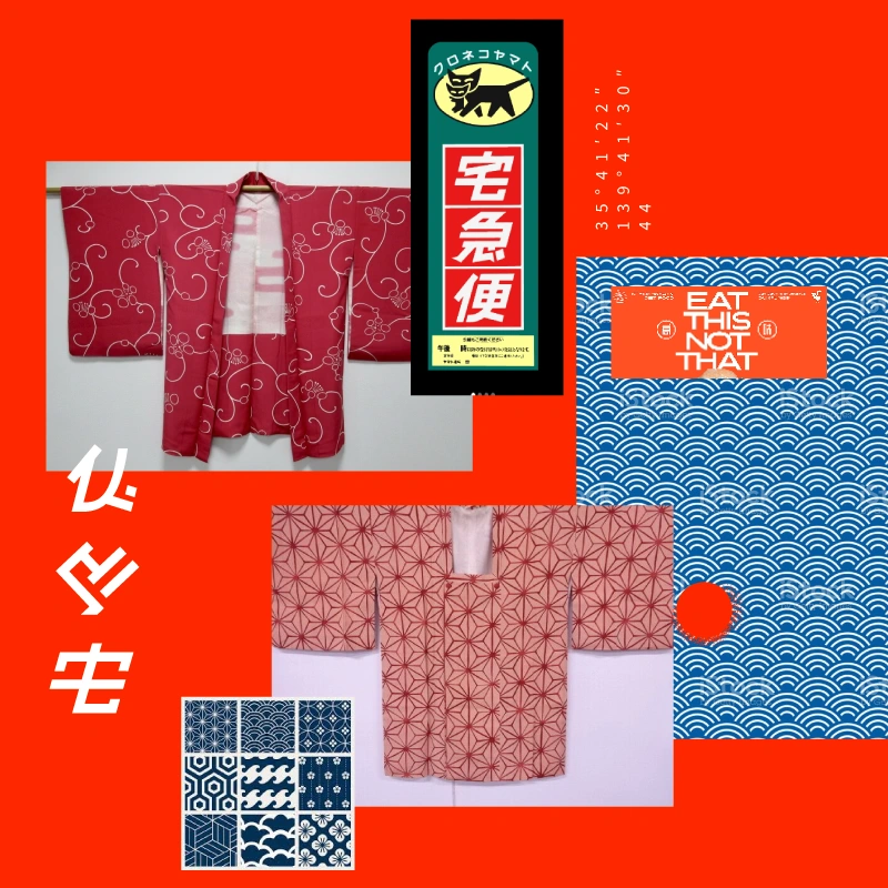 The sun and ocean waves symbolize calm, resilience, and strength. Imaginary symbols like “the wind loves you” were also used. Cannabis leaves, once used to decorate garments, carried a wish for strength and endurance.