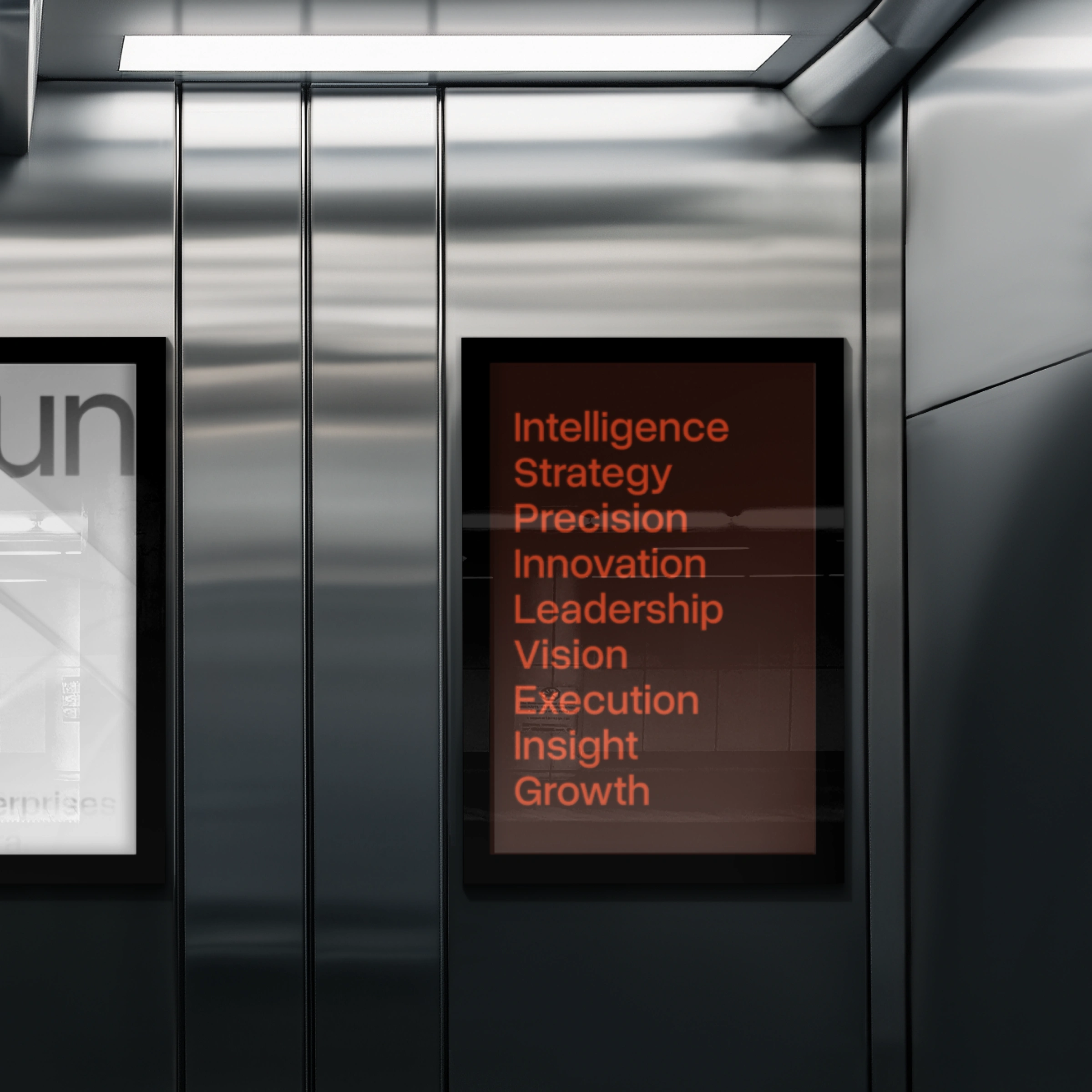 Indoor signage for Councile.