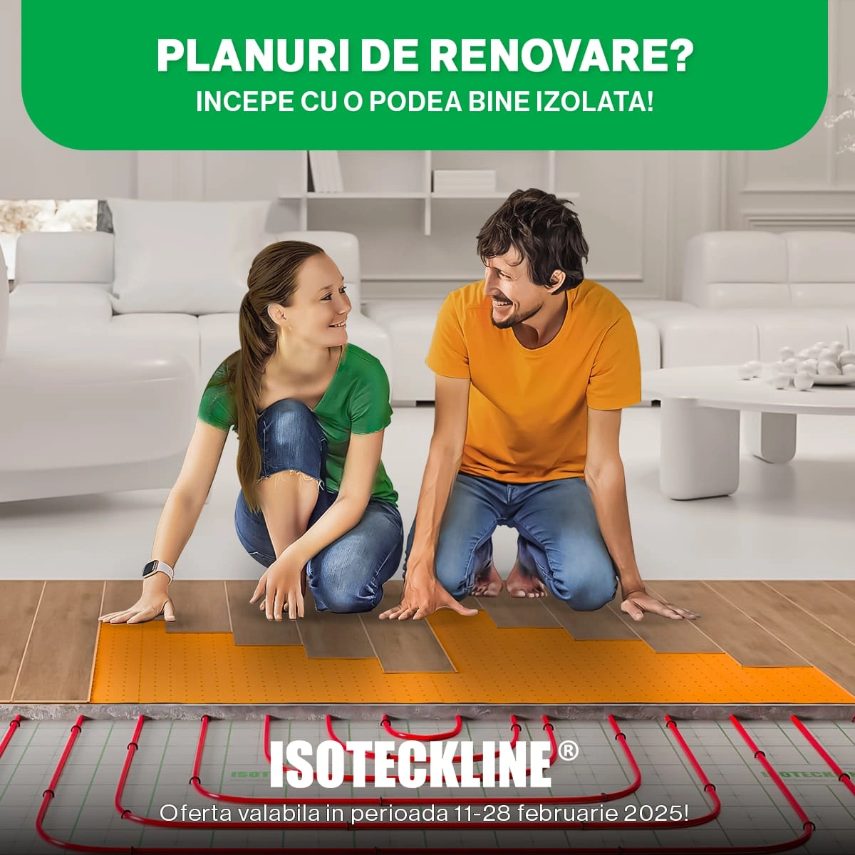 ISOTECKLINE Underfloor Heating Campaign